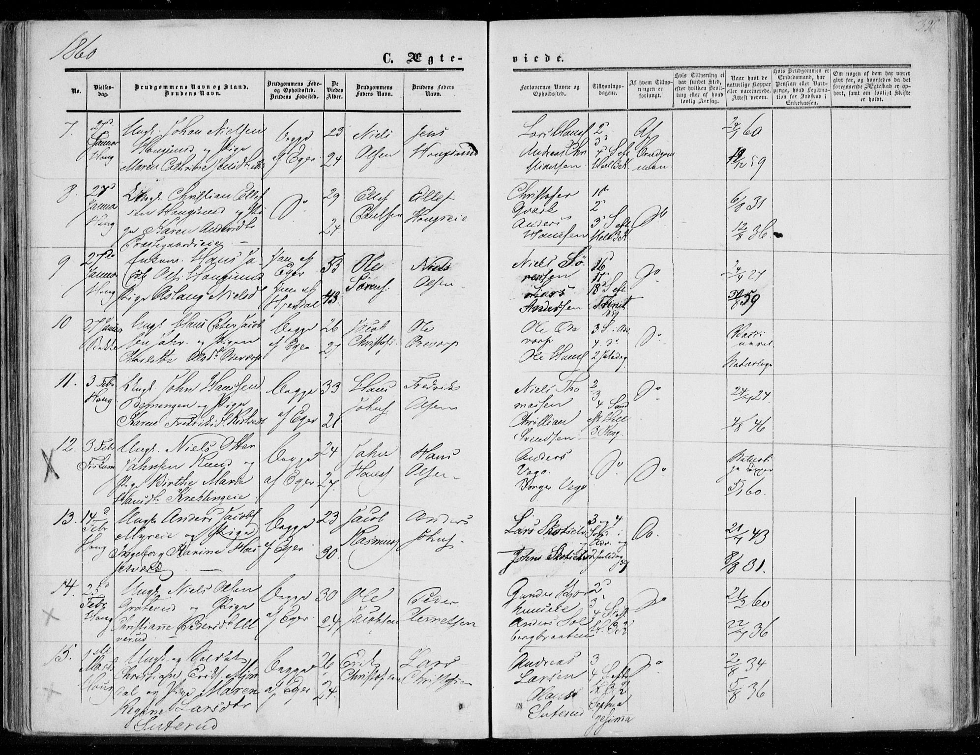 Eiker kirkebøker, AV/SAKO-A-4/F/Fa/L0015b: Parish register (official) no. I 15B, 1854-1860, p. 390