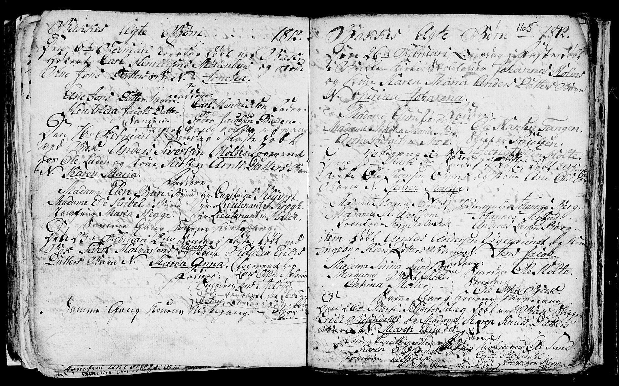Ministerialprotokoller, klokkerbøker og fødselsregistre - Sør-Trøndelag, SAT/A-1456/604/L0218: Parish register (copy) no. 604C01, 1754-1819, p. 165