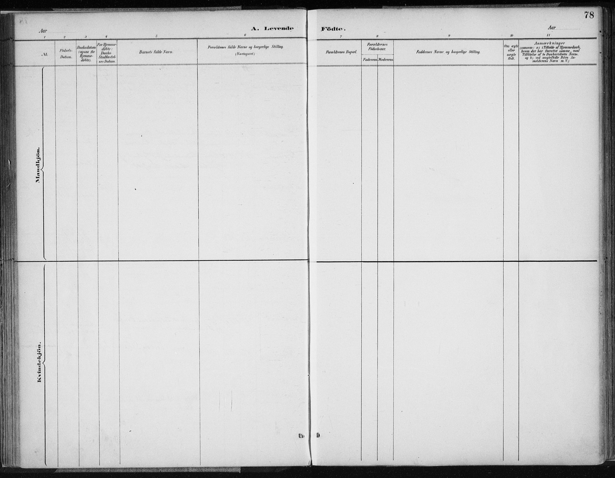 Kvinesdal sokneprestkontor, SAK/1111-0026/F/Fa/Fab/L0008: Parish register (official) no. A 8, 1886-1897, p. 78