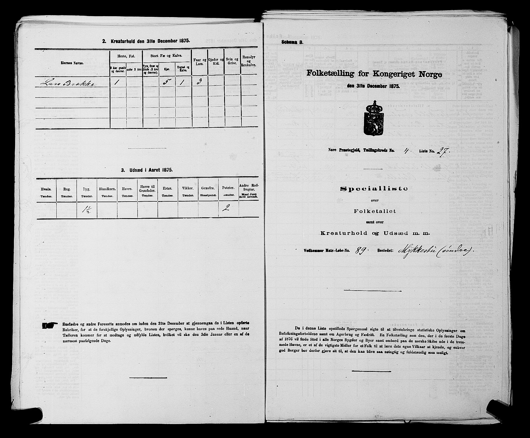 SAKO, 1875 census for 0633P Nore, 1875, p. 566