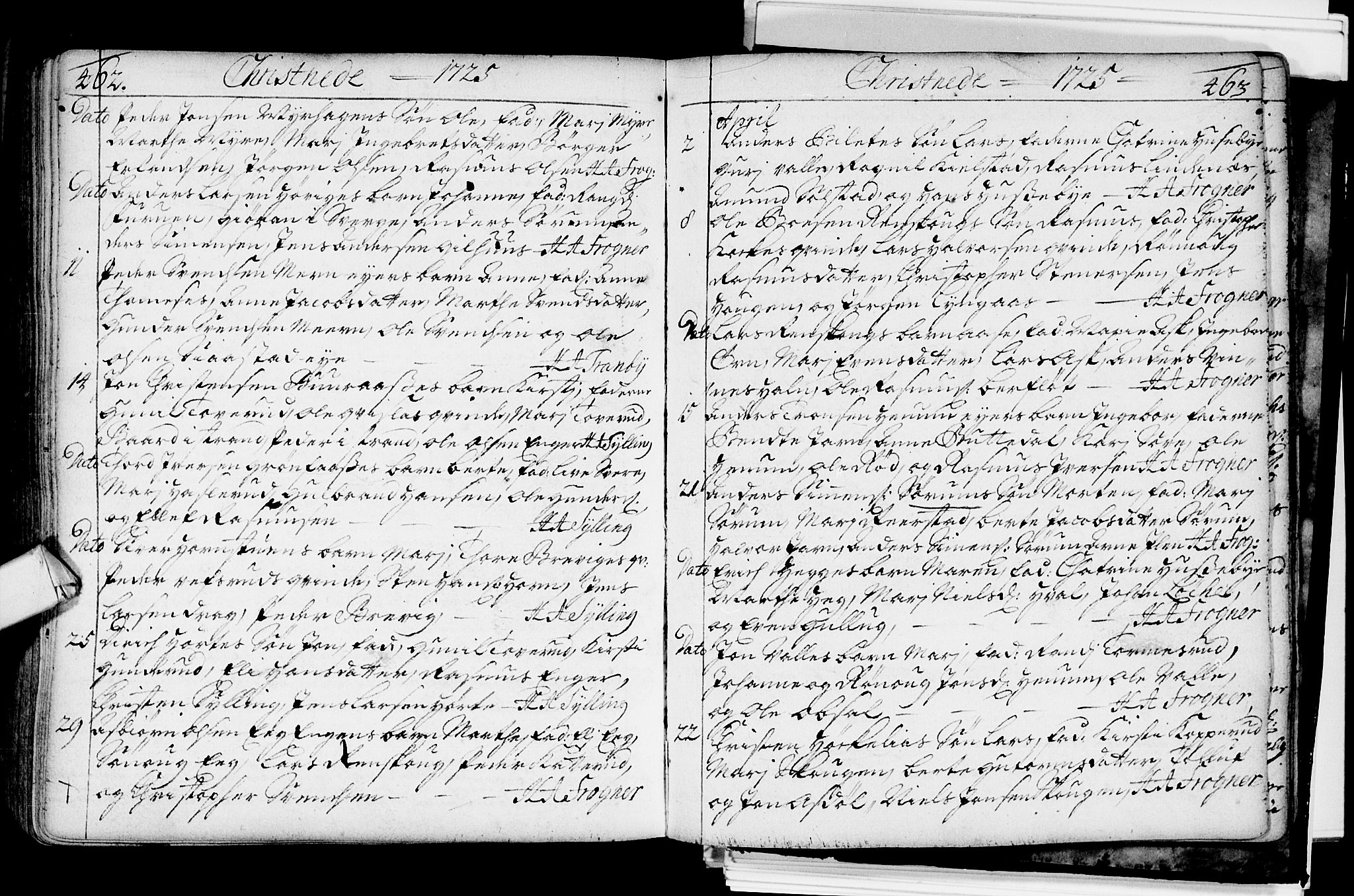 Lier kirkebøker, AV/SAKO-A-230/F/Fa/L0002: Parish register (official) no. I 2, 1701-1726, p. 462-463