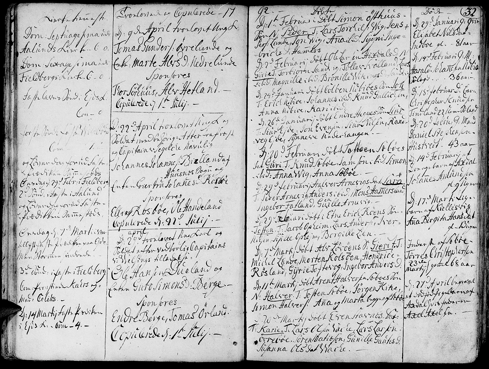 Fjelberg sokneprestembete, AV/SAB-A-75201/H/Haa: Parish register (official) no. A 3, 1788-1815, p. 32