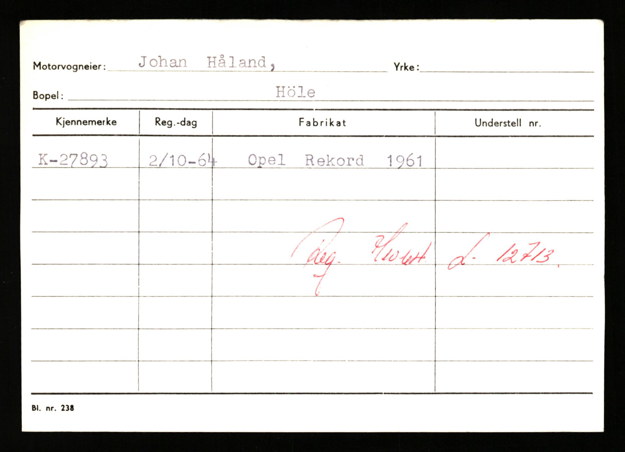 Stavanger trafikkstasjon, AV/SAST-A-101942/0/G/L0005: Registreringsnummer: 23000 - 34245, 1930-1971, p. 1567