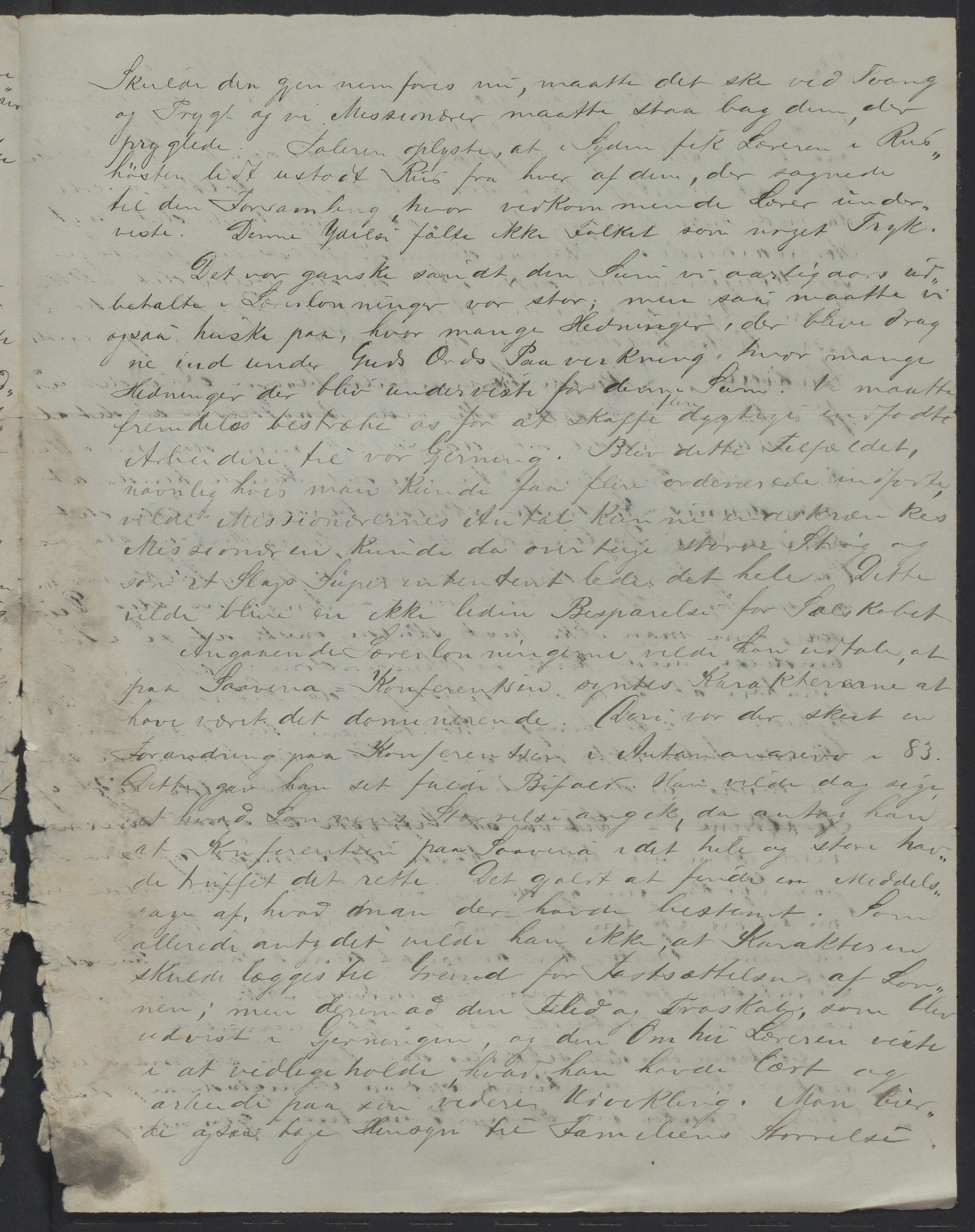 Det Norske Misjonsselskap - hovedadministrasjonen, VID/MA-A-1045/D/Da/Daa/L0036/0009: Konferansereferat og årsberetninger / Konferansereferat fra Madagaskar Innland., 1885