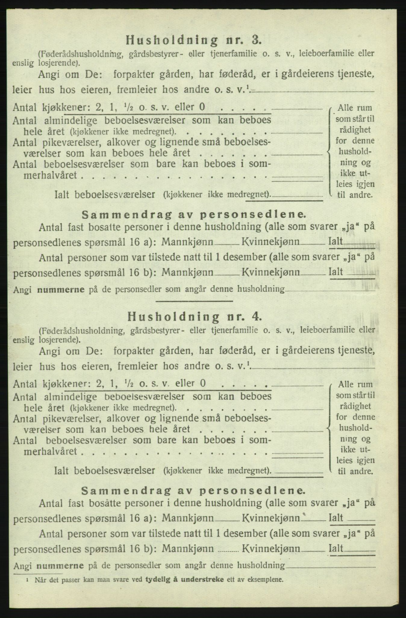 SAB, 1920 census for Skånevik, 1920, p. 1155
