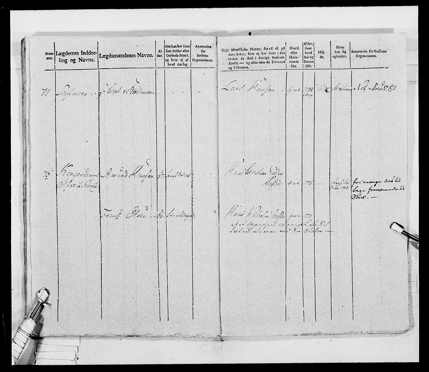 Generalitets- og kommissariatskollegiet, Det kongelige norske kommissariatskollegium, AV/RA-EA-5420/E/Eh/L0032b: Nordafjelske gevorbne infanteriregiment, 1806, p. 223