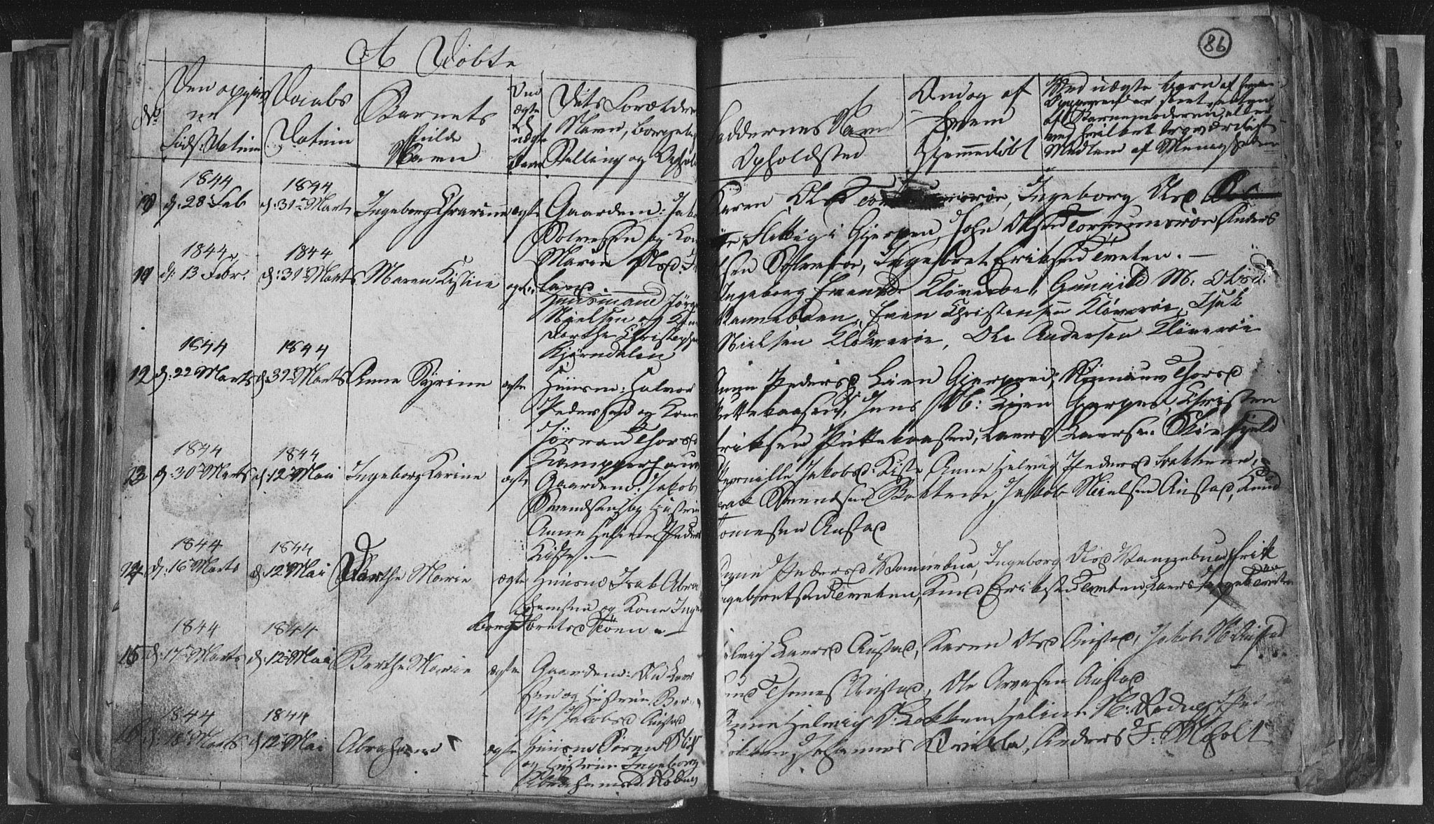 Siljan kirkebøker, AV/SAKO-A-300/G/Ga/L0001: Parish register (copy) no. 1, 1827-1847, p. 86