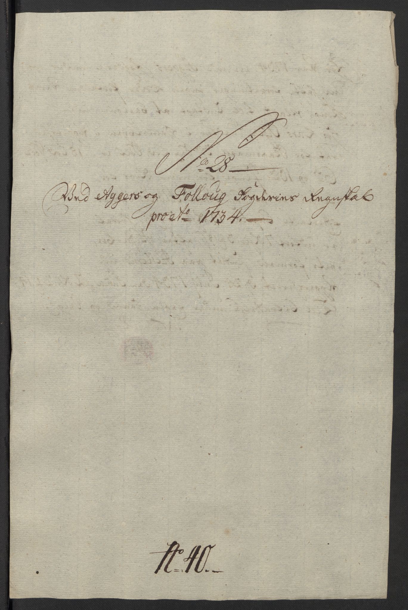 Rentekammeret inntil 1814, Reviderte regnskaper, Fogderegnskap, AV/RA-EA-4092/R10/L0473: Fogderegnskap Aker og Follo, 1734, p. 150