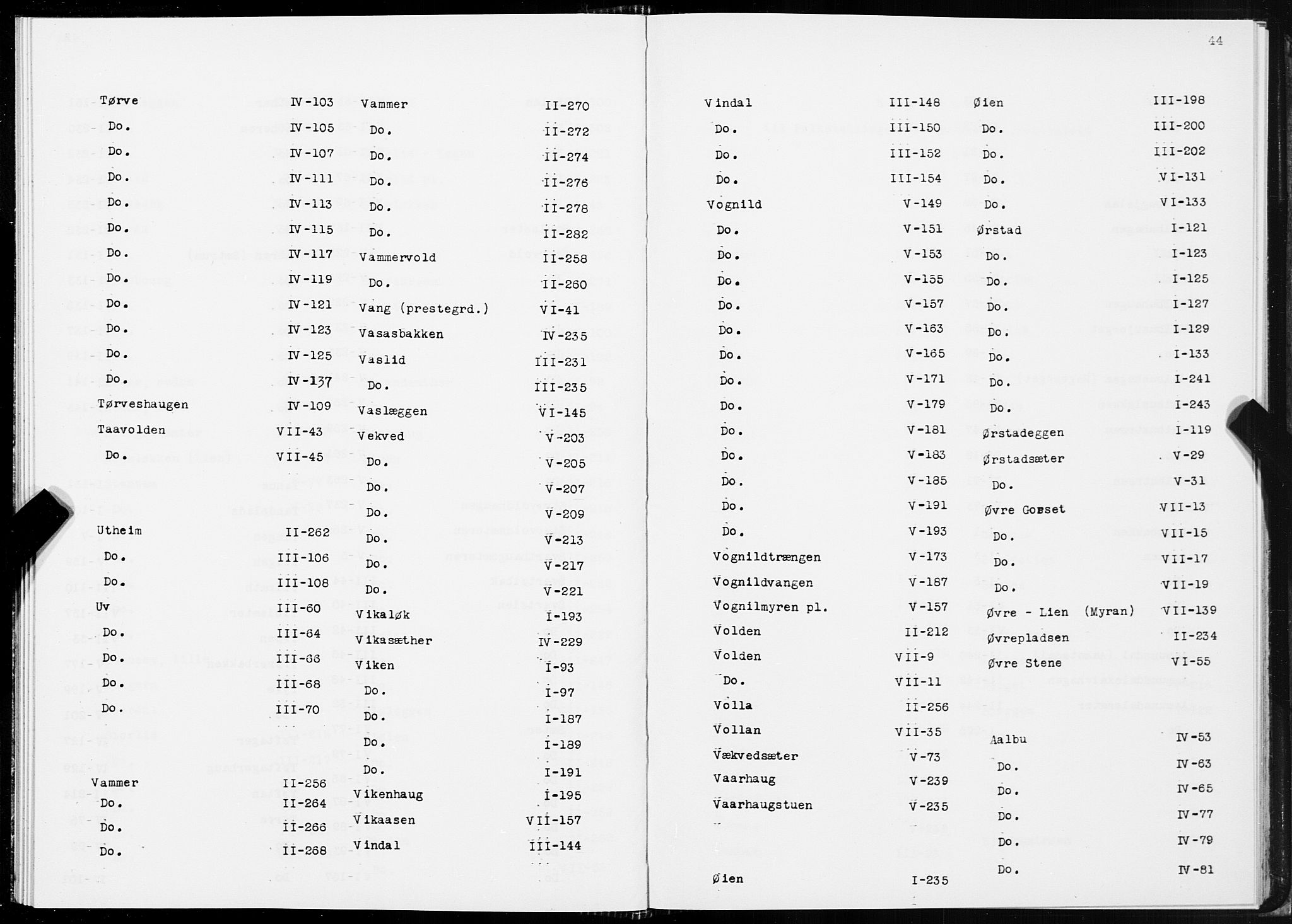 SAT, 1875 census for 1634P Oppdal, 1875, p. 44