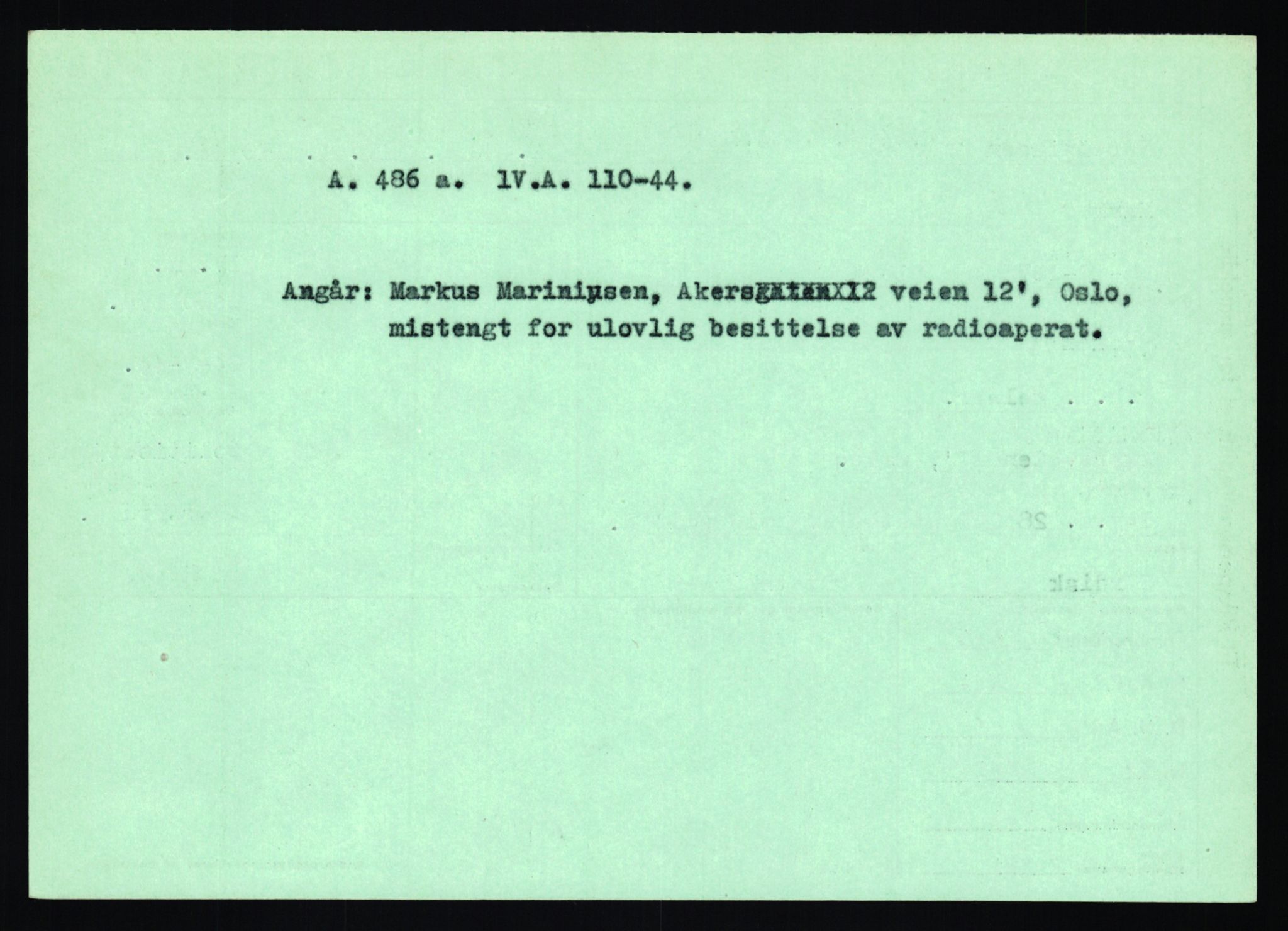 Statspolitiet - Hovedkontoret / Osloavdelingen, AV/RA-S-1329/C/Ca/L0010: Lind - Moksnes, 1943-1945, p. 2851