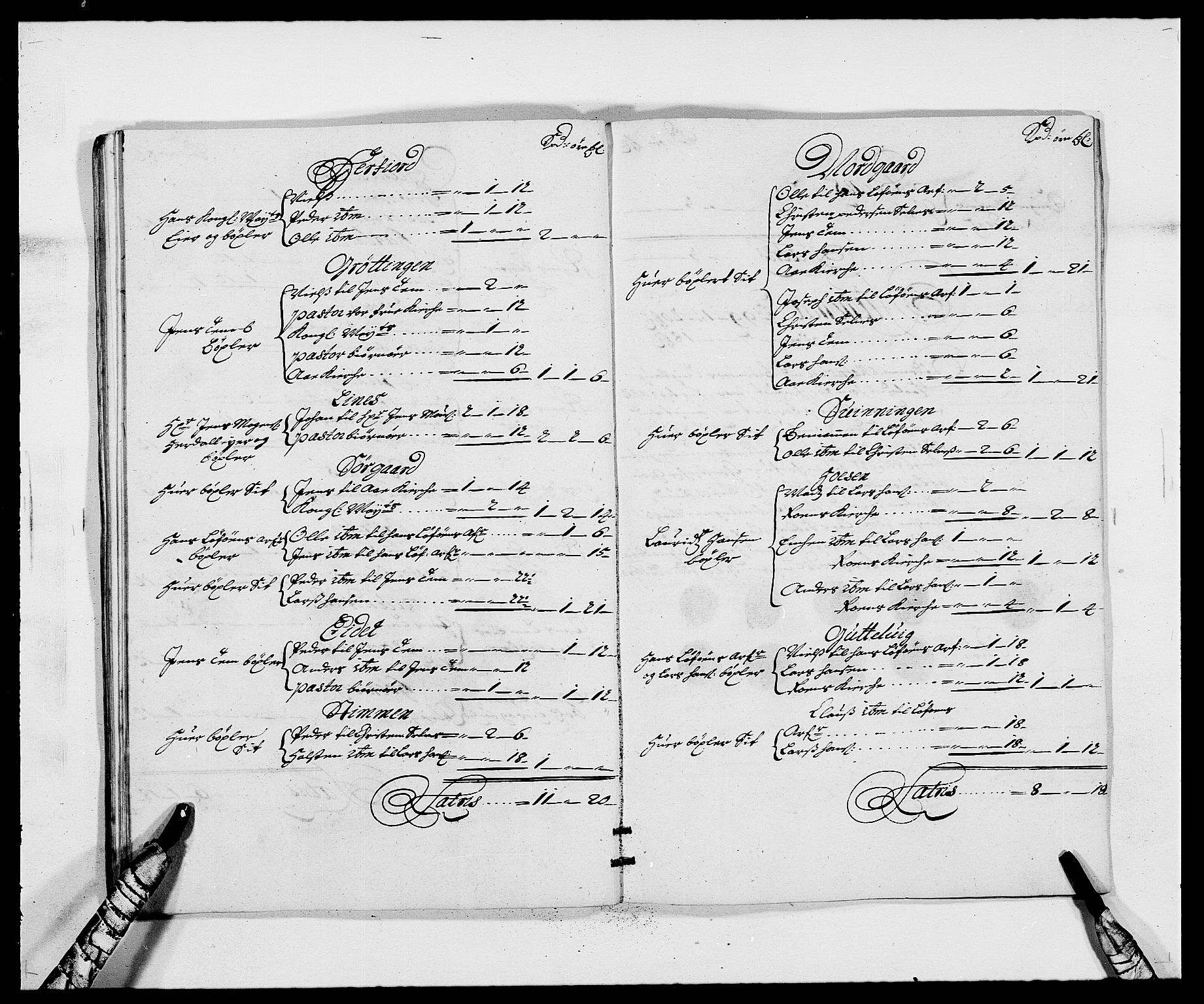 Rentekammeret inntil 1814, Reviderte regnskaper, Fogderegnskap, AV/RA-EA-4092/R57/L3848: Fogderegnskap Fosen, 1690-1691, p. 48