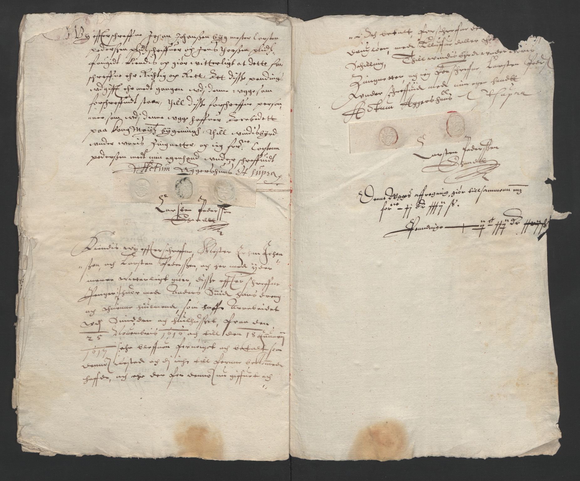 Rentekammeret inntil 1814, Reviderte regnskaper, Lensregnskaper, AV/RA-EA-5023/R/Rb/Rba/L0045: Akershus len, 1616-1618