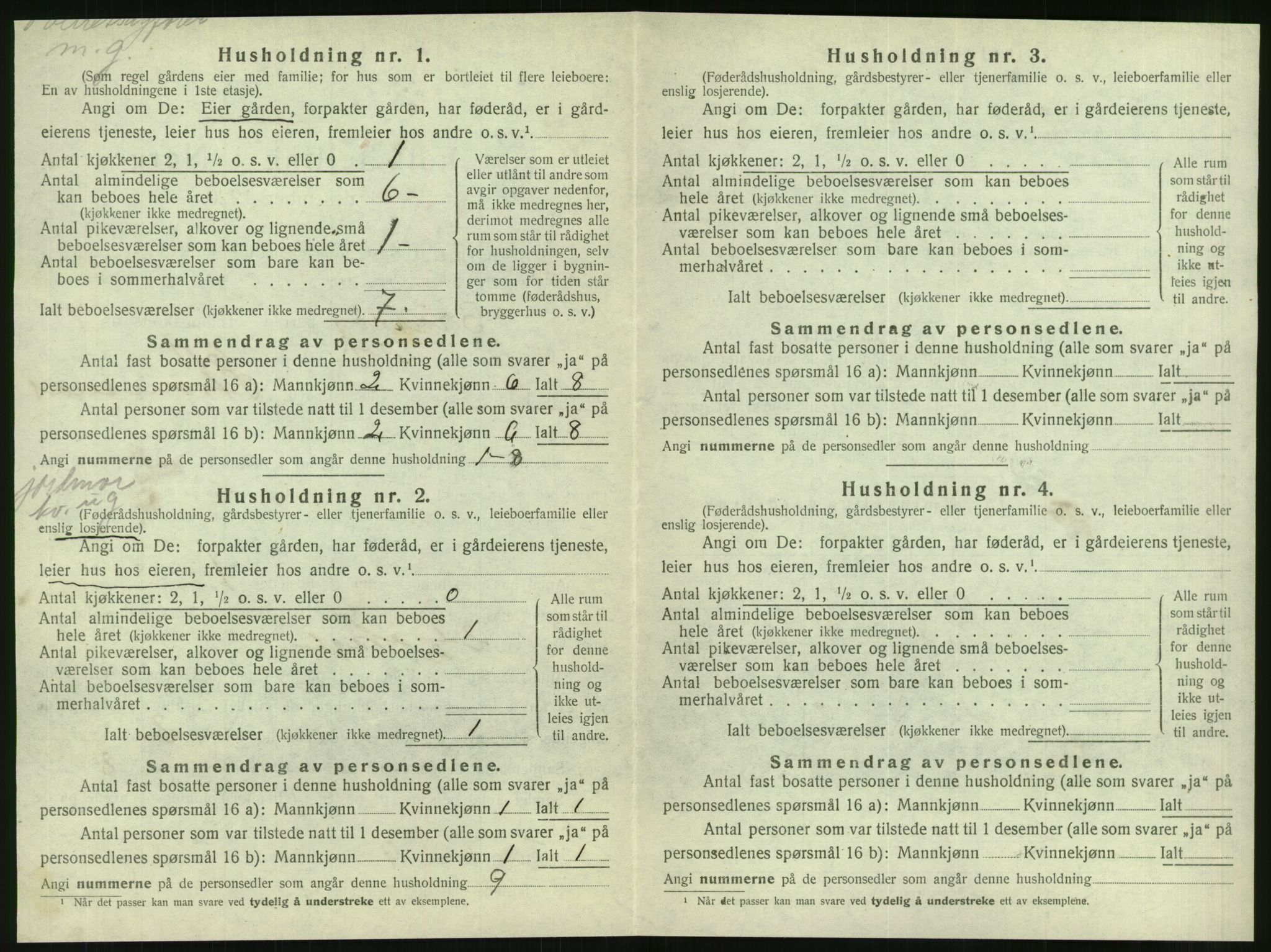 SAT, 1920 census for Brønnøy, 1920, p. 625