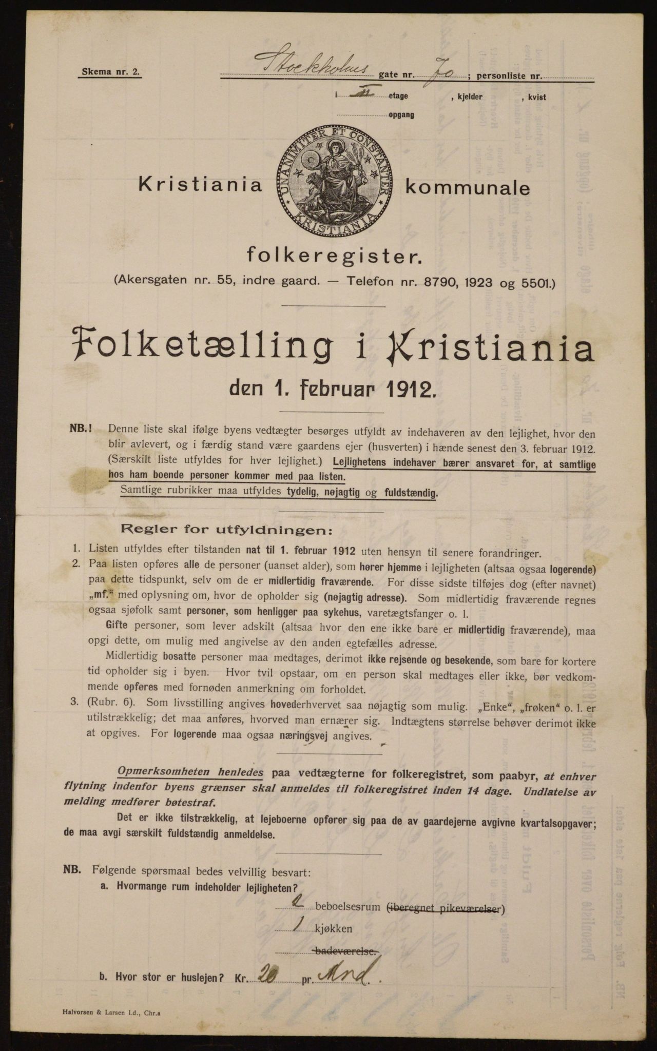 OBA, Municipal Census 1912 for Kristiania, 1912, p. 102647