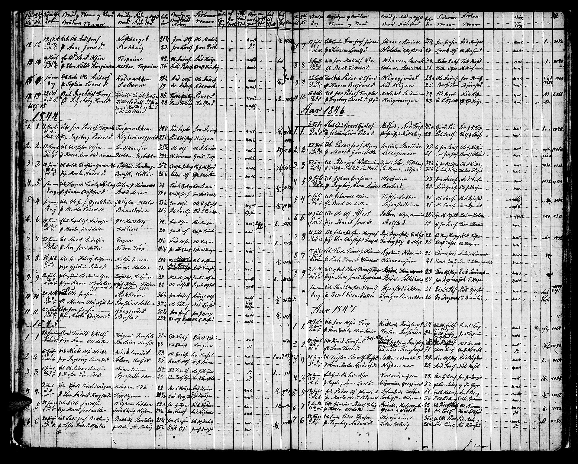 Ministerialprotokoller, klokkerbøker og fødselsregistre - Sør-Trøndelag, SAT/A-1456/616/L0421: Parish register (copy) no. 616C04, 1834-1850, p. 32