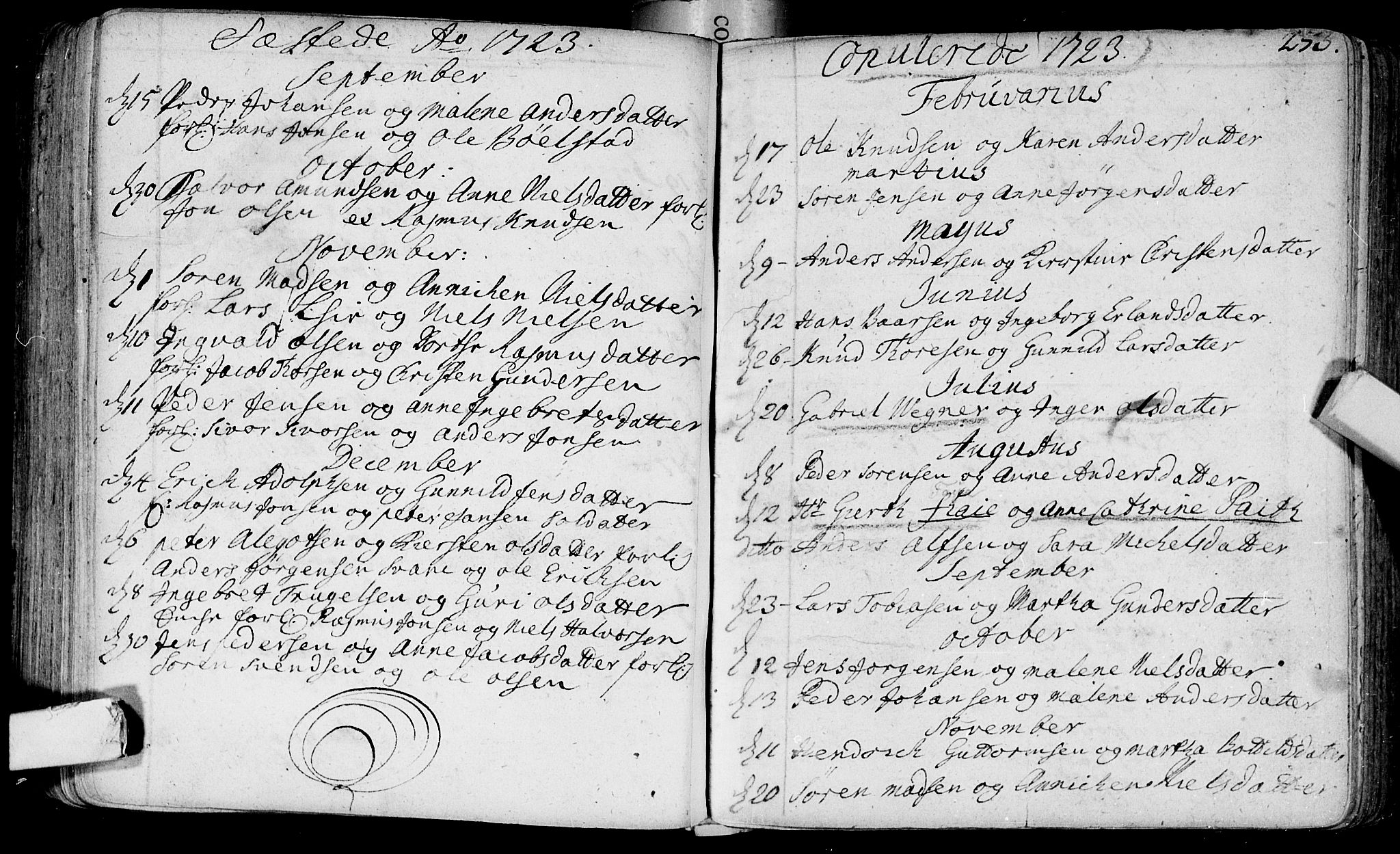 Bragernes kirkebøker, SAKO/A-6/F/Fa/L0003: Parish register (official) no. I 3, 1706-1734, p. 253