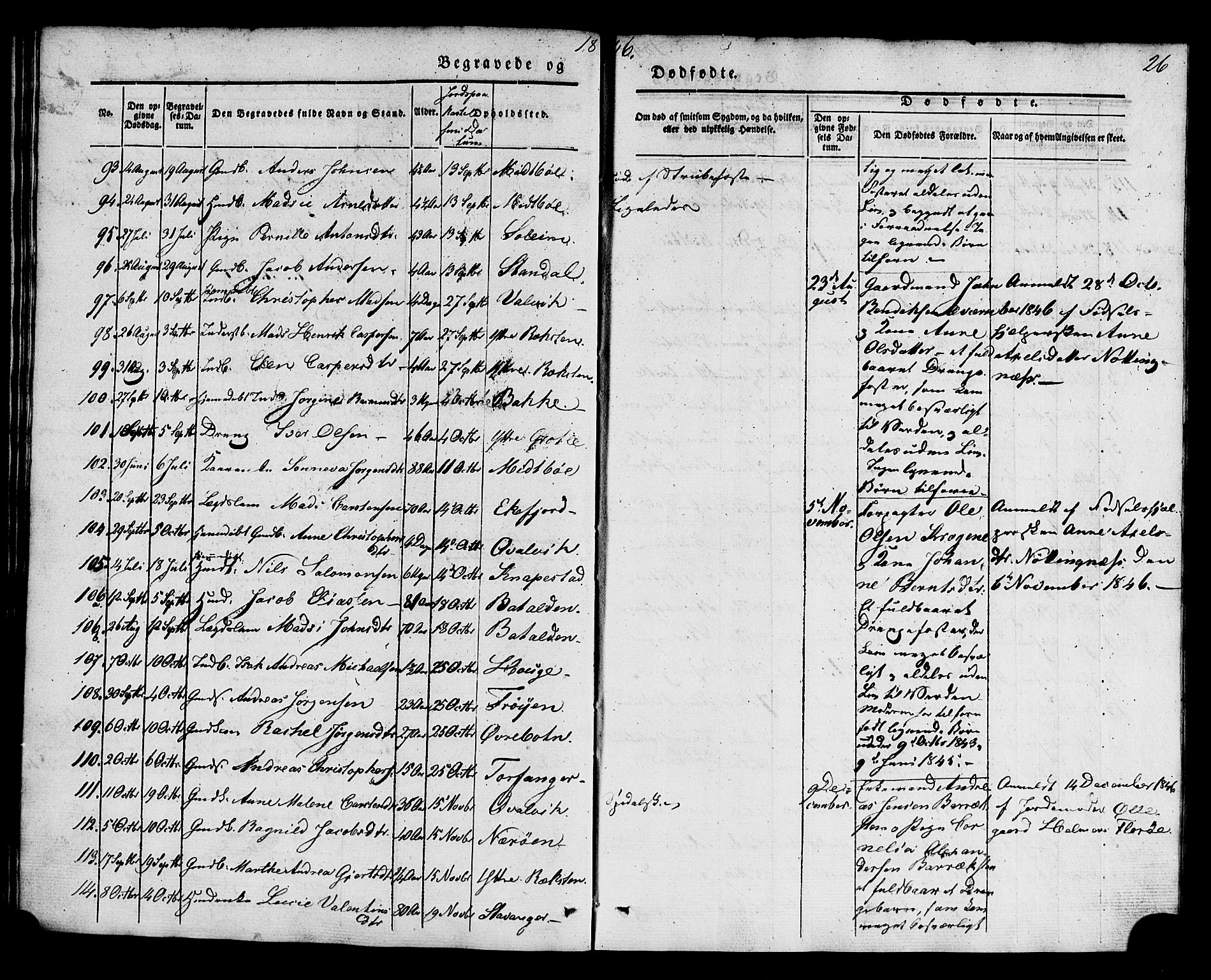 Kinn sokneprestembete, AV/SAB-A-80801/H/Haa/Haaa/L0011: Parish register (official) no. A 11, 1841-1855, p. 26