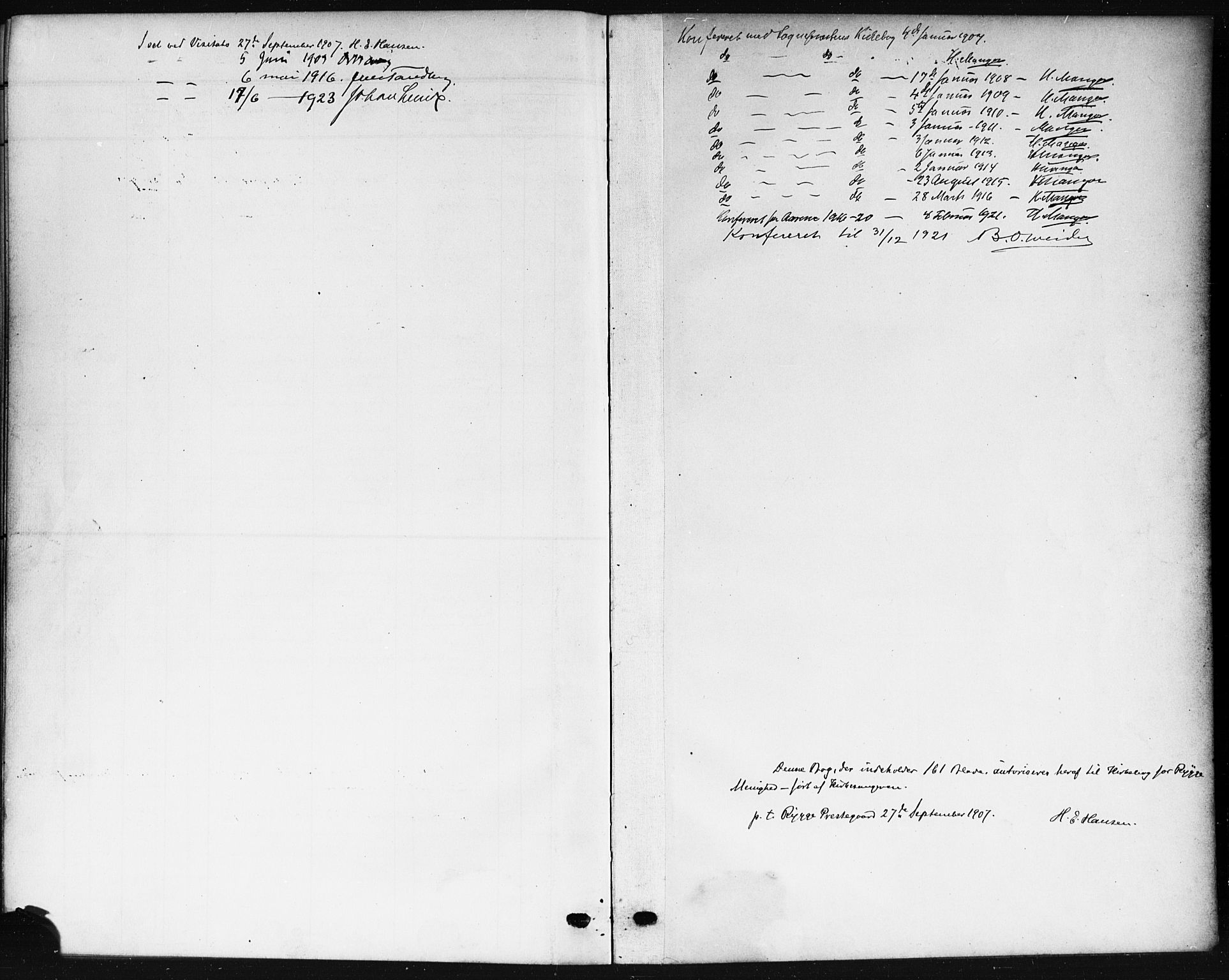 Rygge prestekontor Kirkebøker, SAO/A-10084b/G/Ga/L0003: Parish register (copy) no. 3, 1906-1921