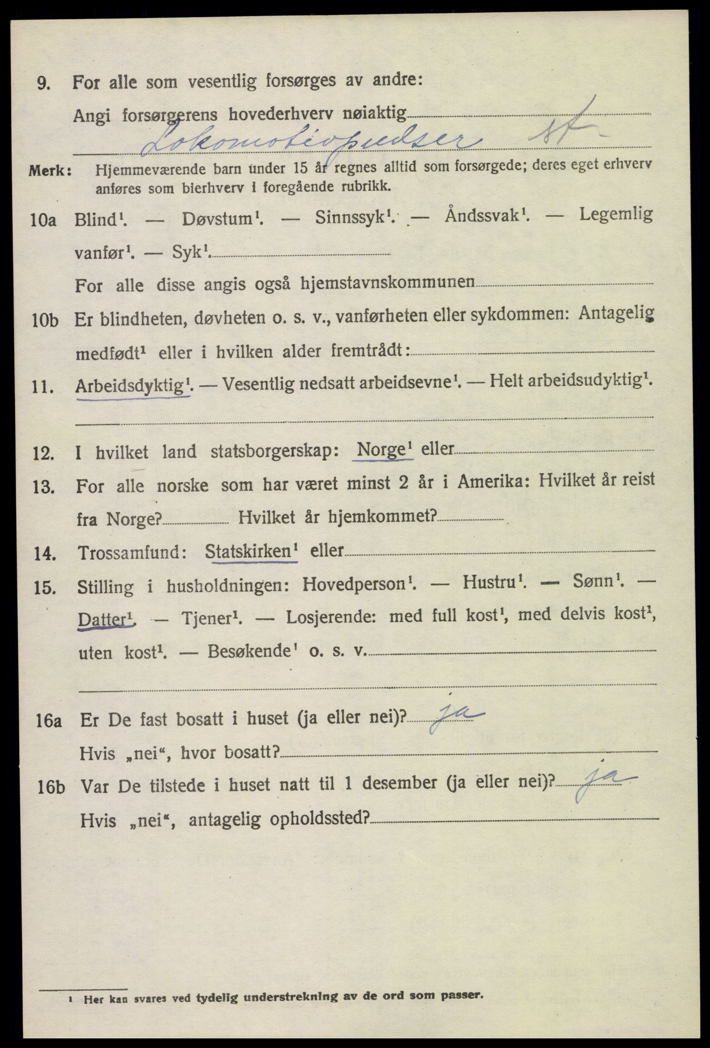 SAH, 1920 census for Gran, 1920, p. 1717