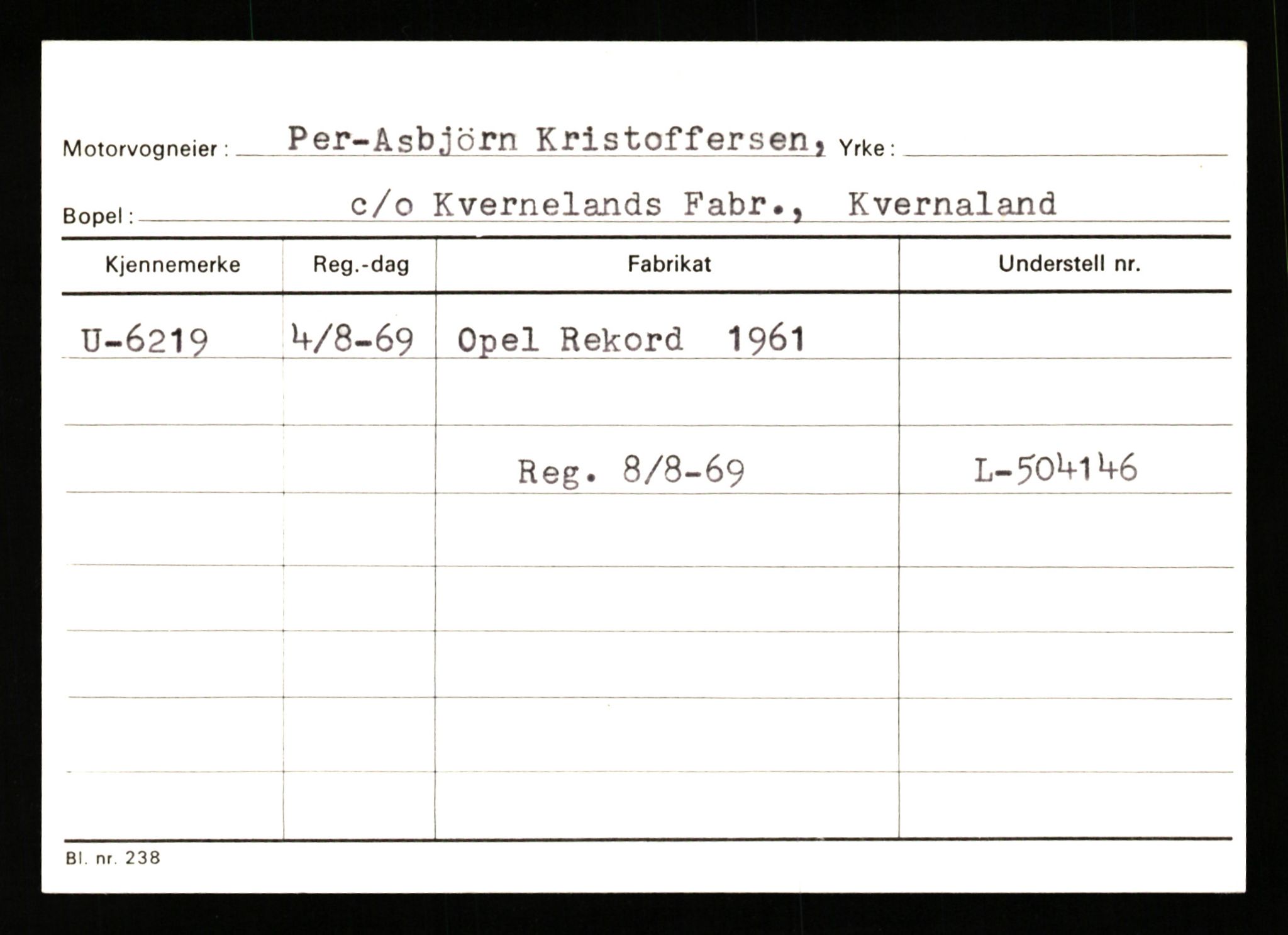 Stavanger trafikkstasjon, AV/SAST-A-101942/0/G/L0002: Registreringsnummer: 5791 - 10405, 1930-1971, p. 183