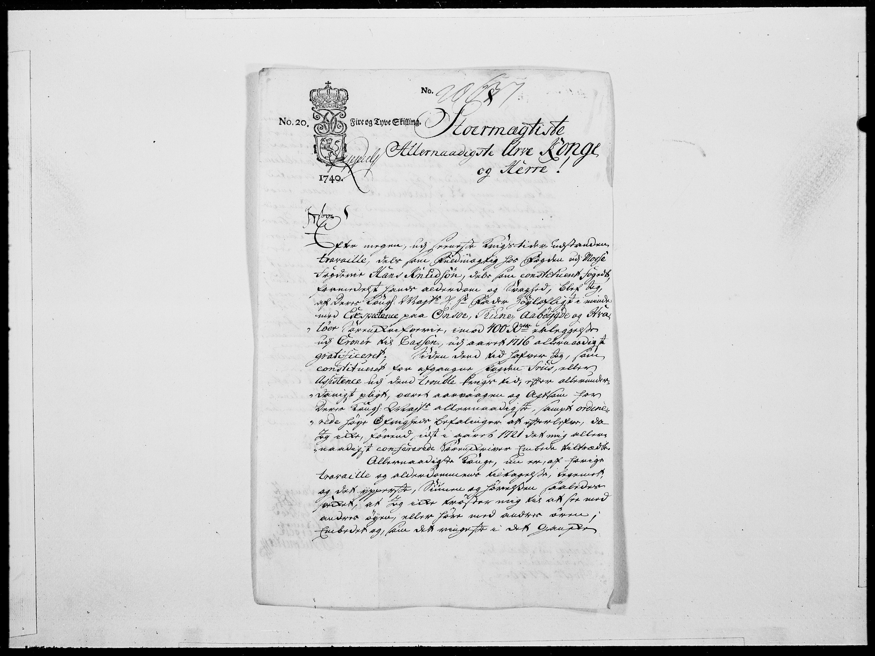 Danske Kanselli 1572-1799, AV/RA-EA-3023/F/Fc/Fcc/Fcca/L0133: Norske innlegg 1572-1799, 1741, p. 157