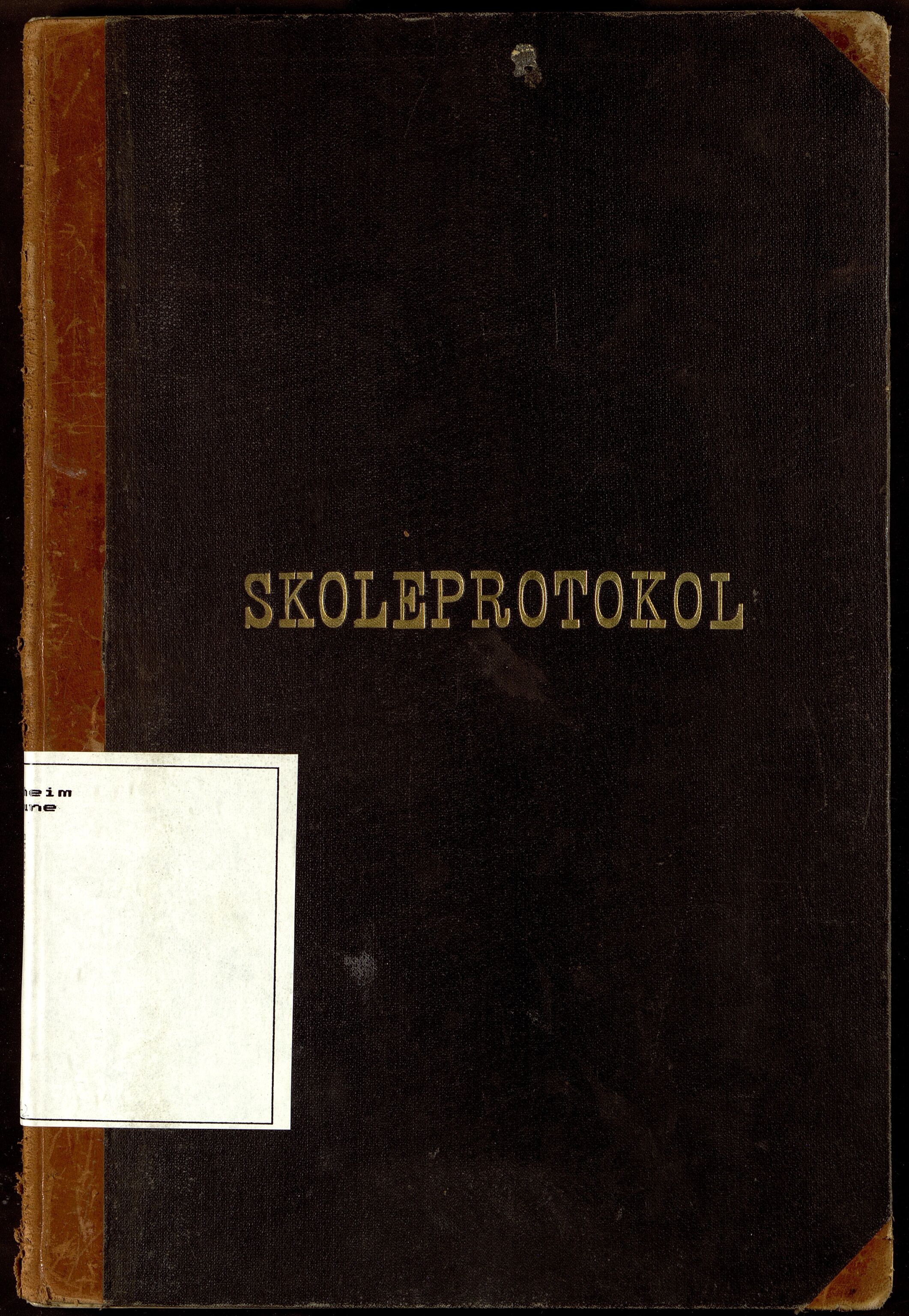 Grindheim kommune - Byremo Skolekrets, ARKSOR/1027GR550/H/L0002: Skoleprotokoll, 1909-1926