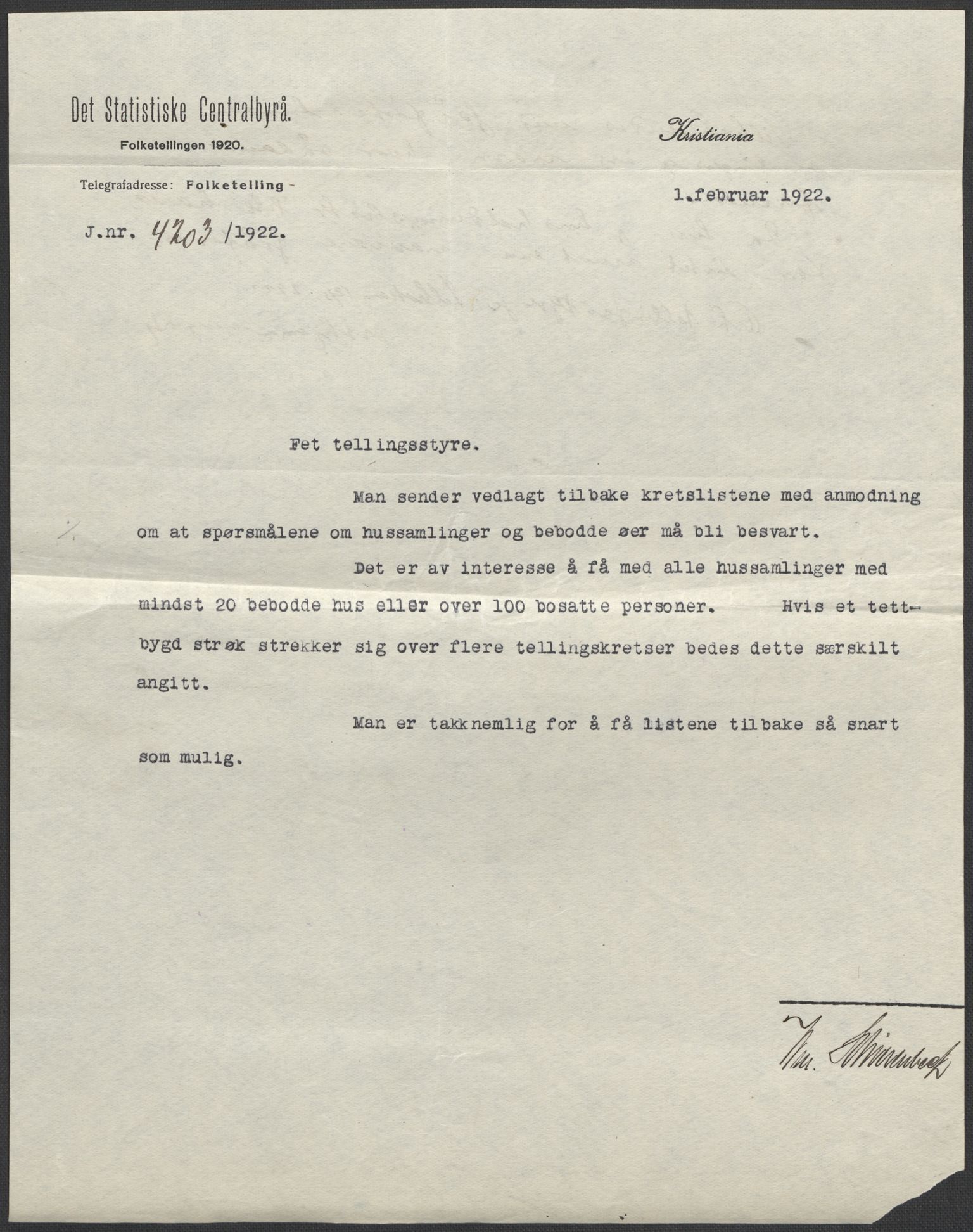 SAO, 1920 census for Fet, 1920, p. 4