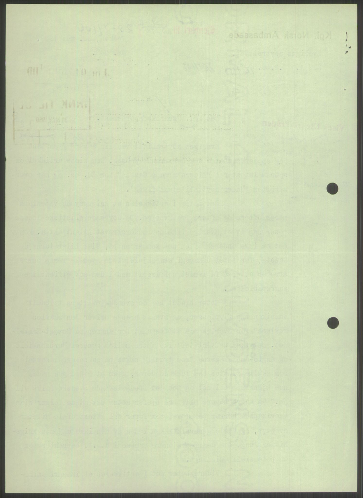 Utenriksdepartementet, RA/S-2259, 1948-1950, p. 1268