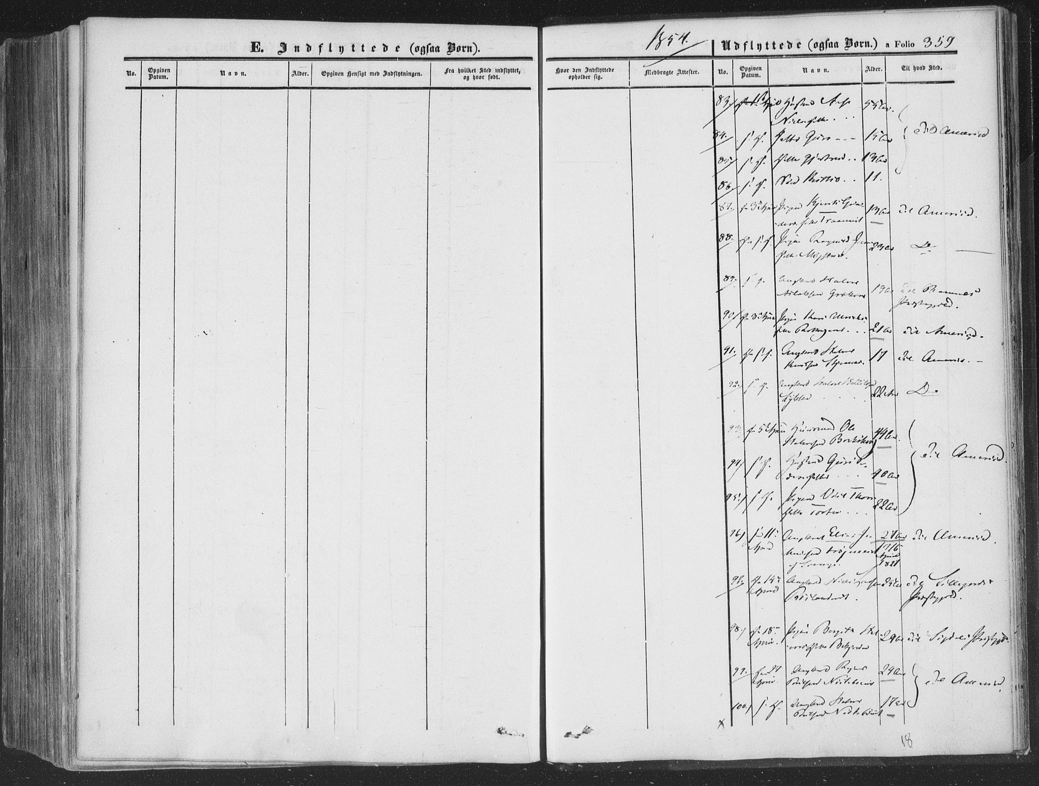 Rollag kirkebøker, AV/SAKO-A-240/F/Fa/L0008: Parish register (official) no. I 8, 1847-1860, p. 359