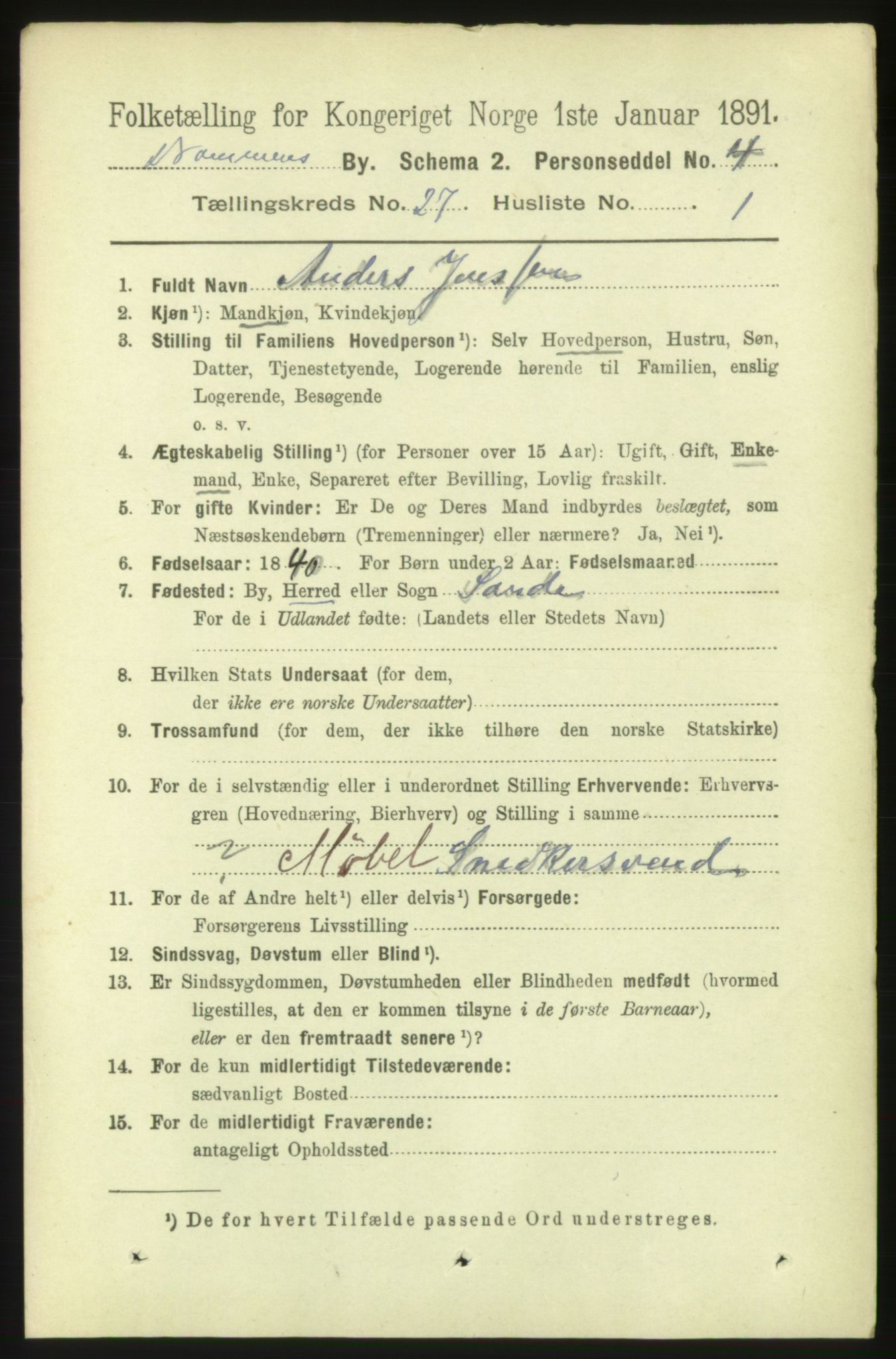 RA, 1891 census for 0602 Drammen, 1891, p. 16321