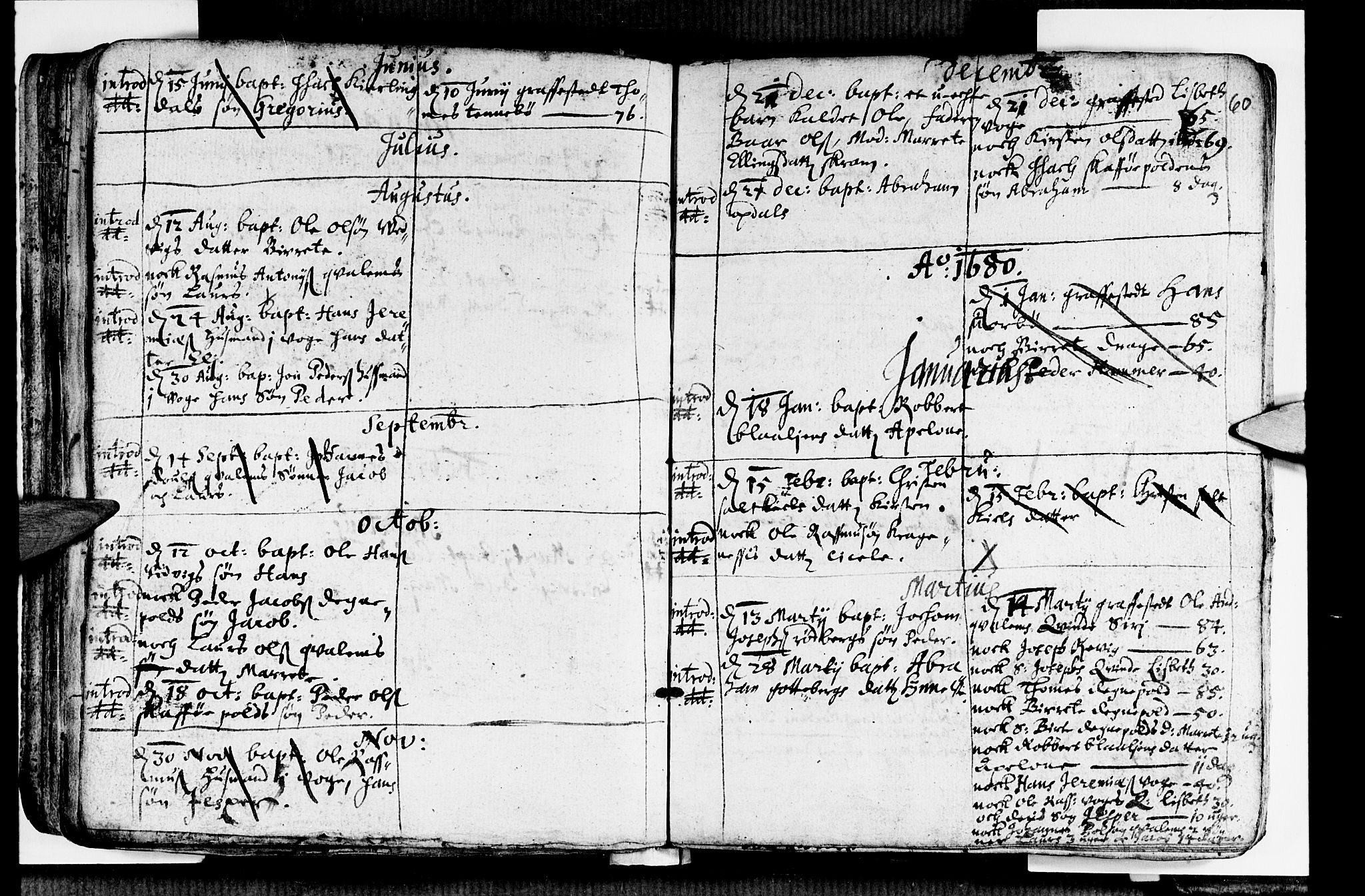 Selje sokneprestembete, AV/SAB-A-99938/H/Ha/Haa/Haaa: Parish register (official) no. A 1, 1668-1696, p. 60