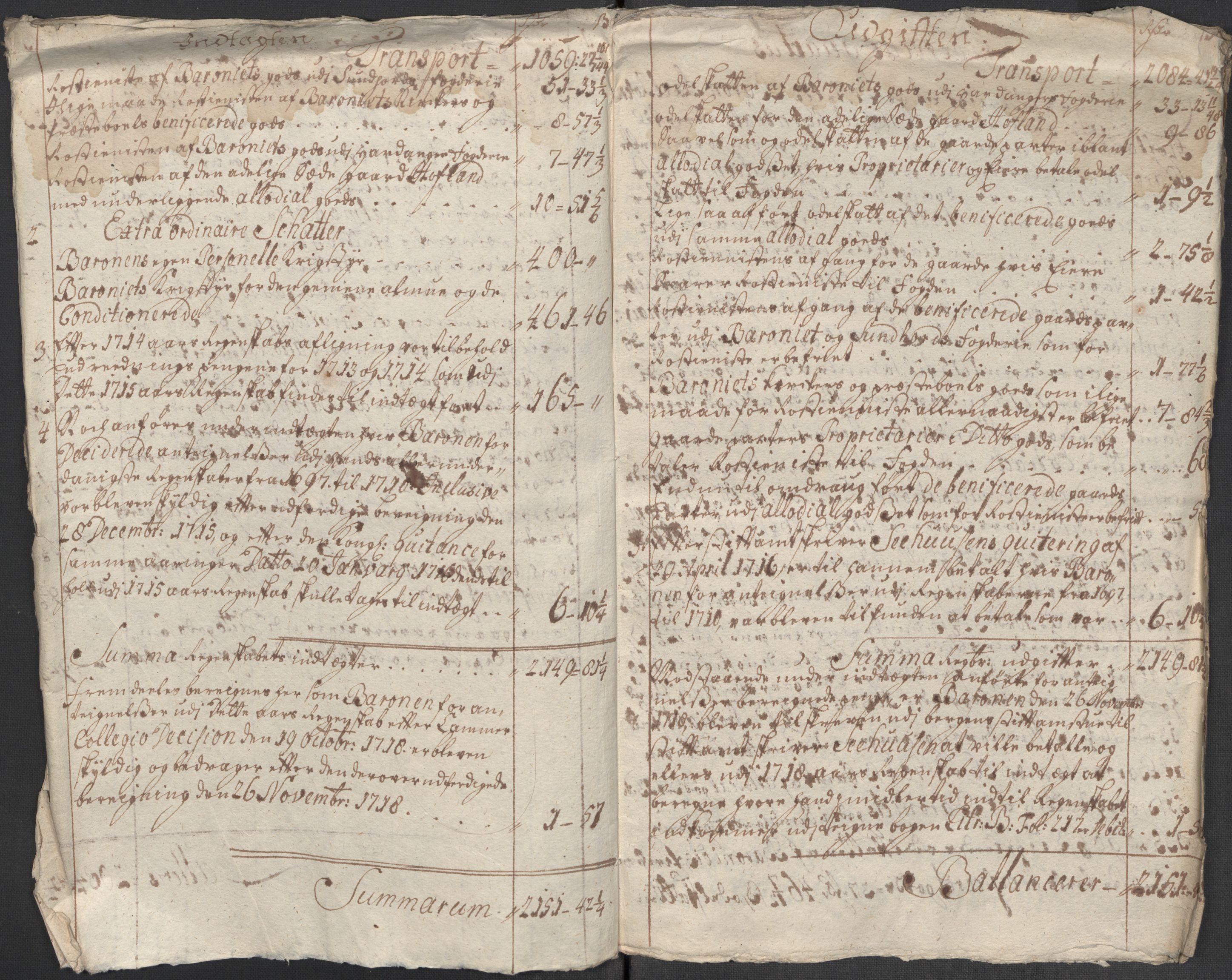 Rentekammeret inntil 1814, Reviderte regnskaper, Fogderegnskap, AV/RA-EA-4092/R49/L3139: Fogderegnskap Rosendal Baroni, 1715-1717, p. 27