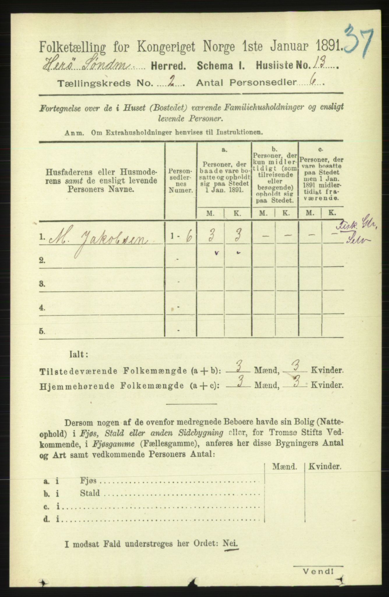 RA, 1891 census for 1515 Herøy, 1891, p. 458