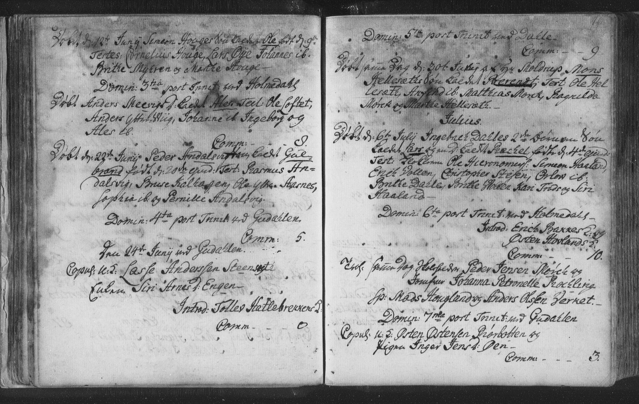 Fjaler sokneprestembete, AV/SAB-A-79801/H/Haa/Haaa/L0002: Parish register (official) no. A 2, 1779-1798, p. 46