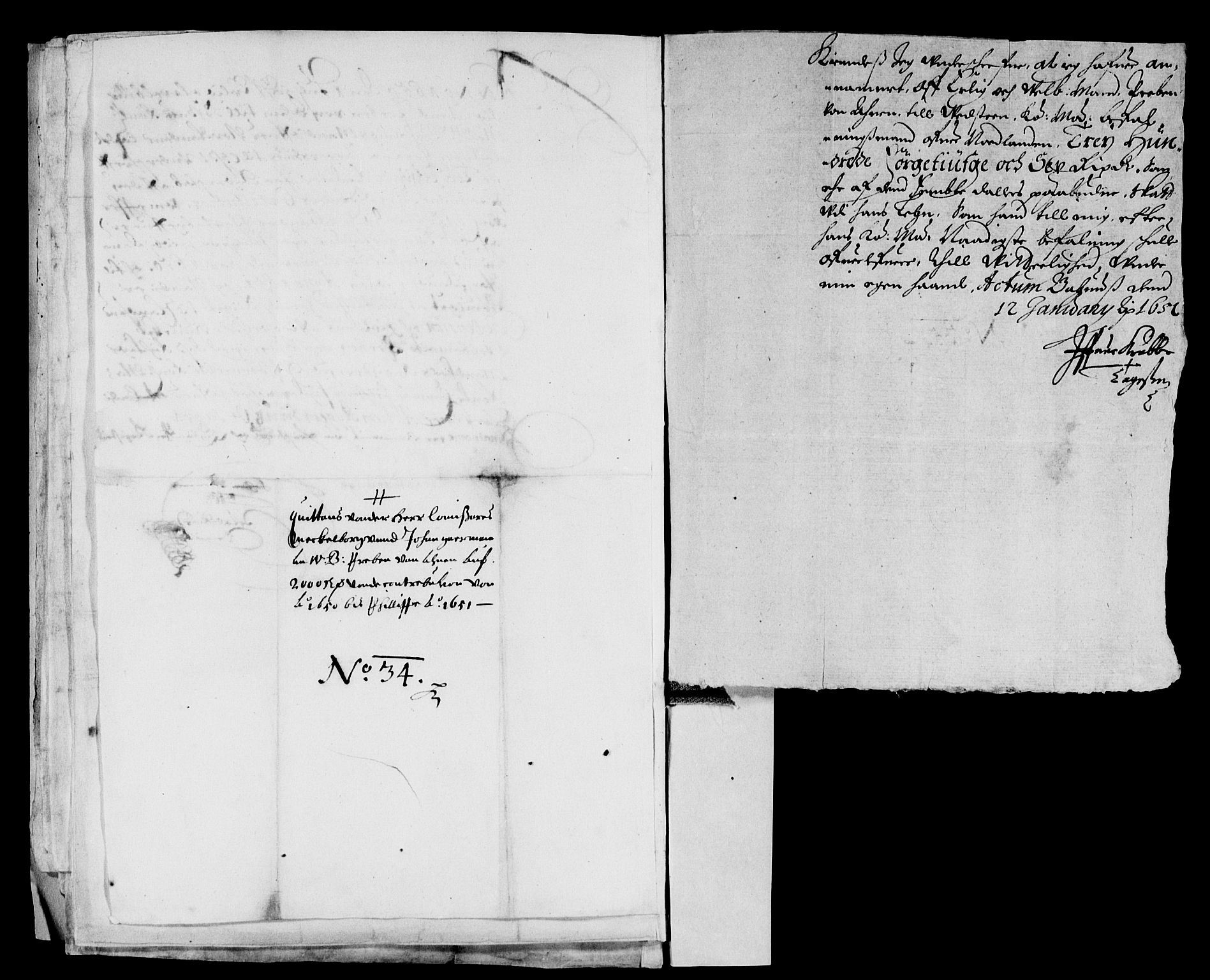 Rentekammeret inntil 1814, Reviderte regnskaper, Lensregnskaper, AV/RA-EA-5023/R/Rb/Rbz/L0037: Nordlandenes len, 1648-1655