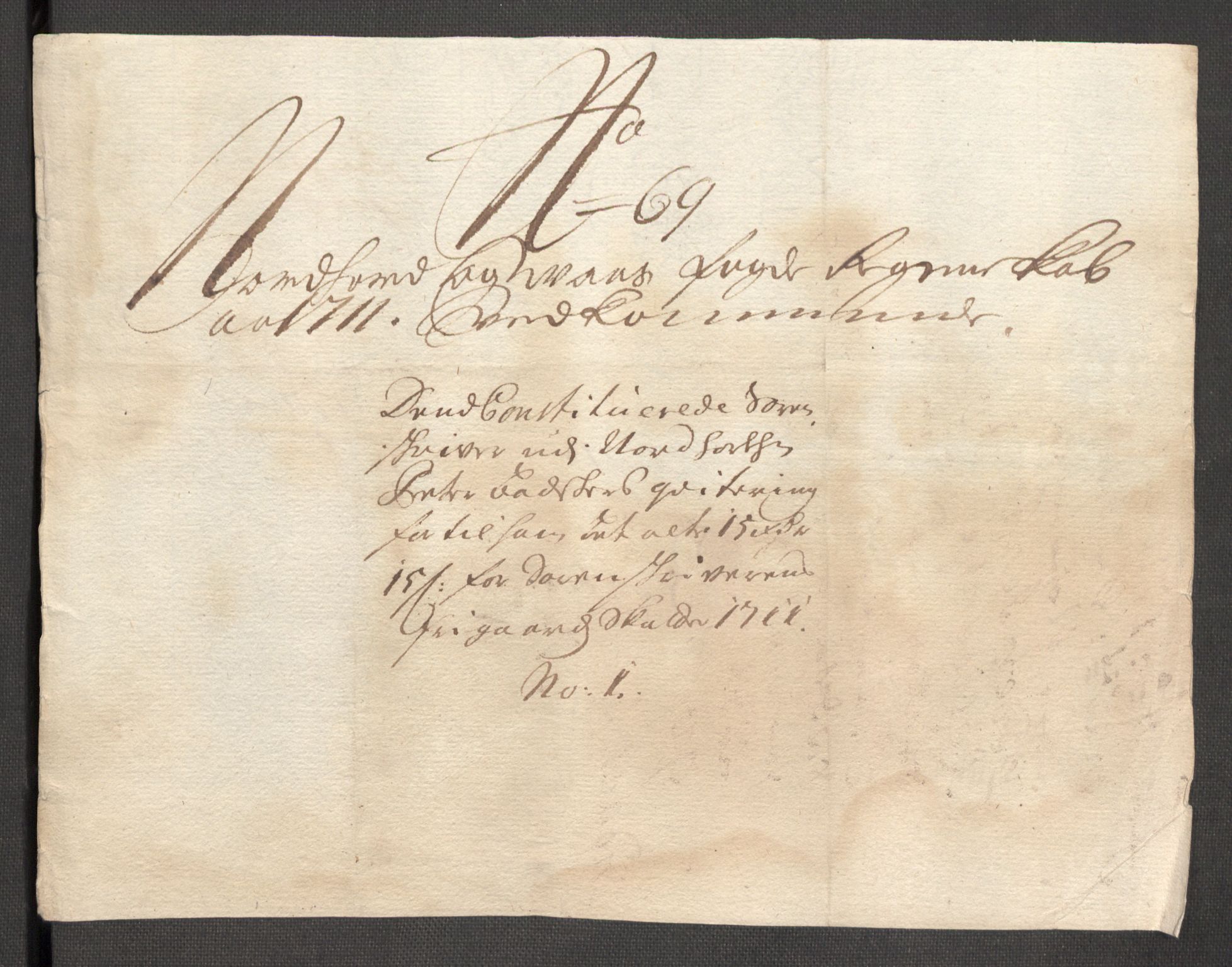 Rentekammeret inntil 1814, Reviderte regnskaper, Fogderegnskap, RA/EA-4092/R51/L3192: Fogderegnskap Nordhordland og Voss, 1711, p. 341