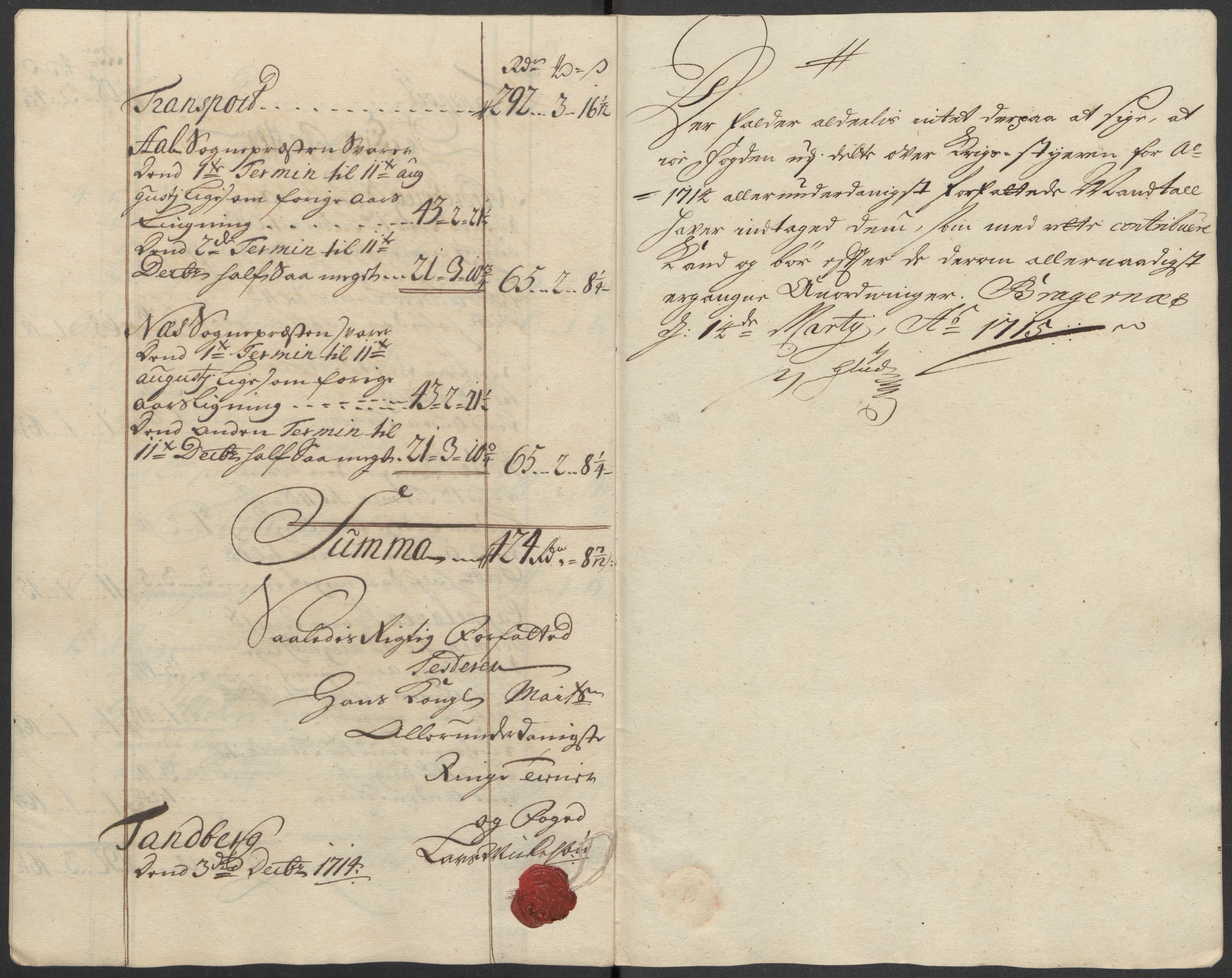 Rentekammeret inntil 1814, Reviderte regnskaper, Fogderegnskap, RA/EA-4092/R23/L1471: Fogderegnskap Ringerike og Hallingdal, 1713-1714, p. 400