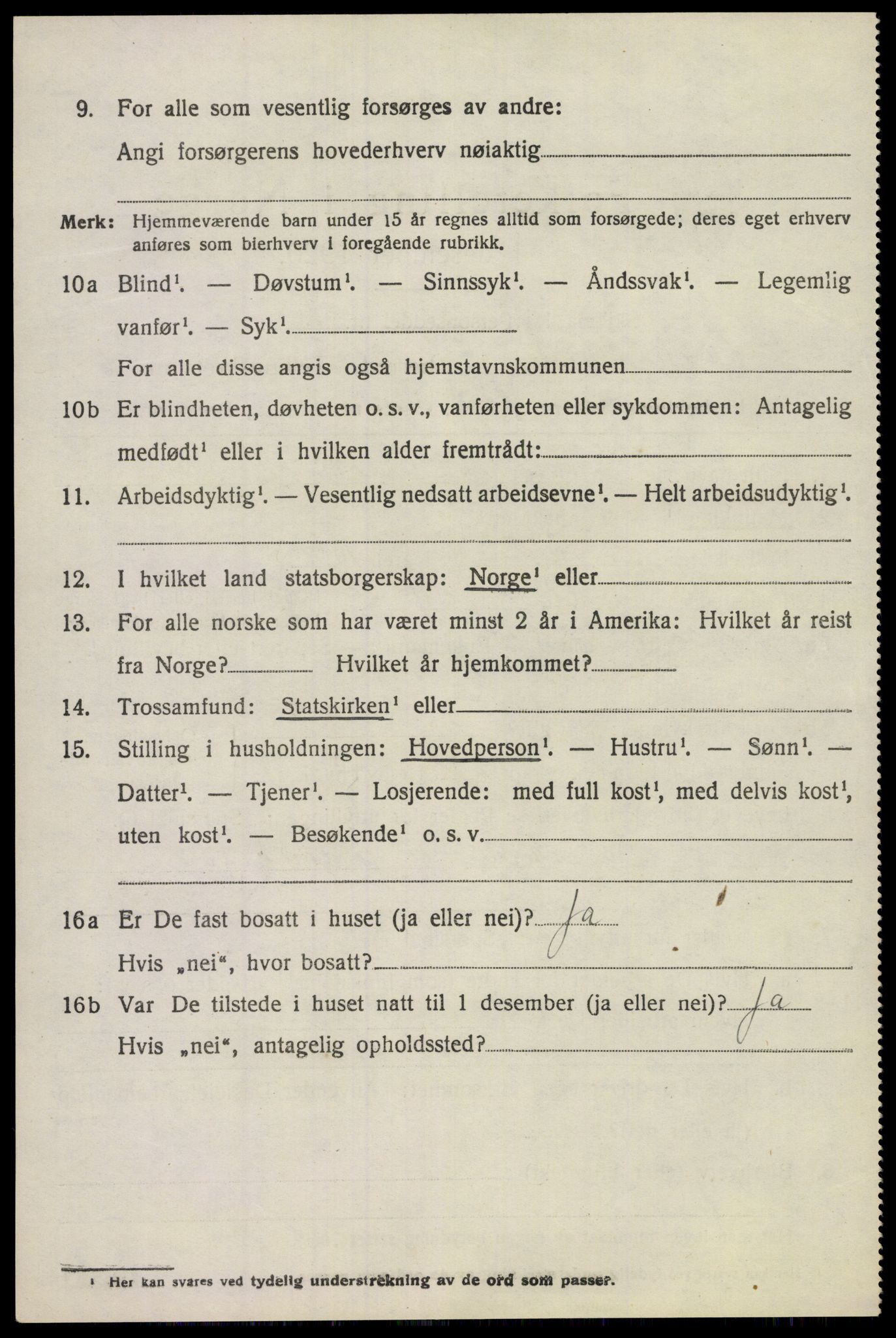 SAKO, 1920 census for Våle, 1920, p. 5395