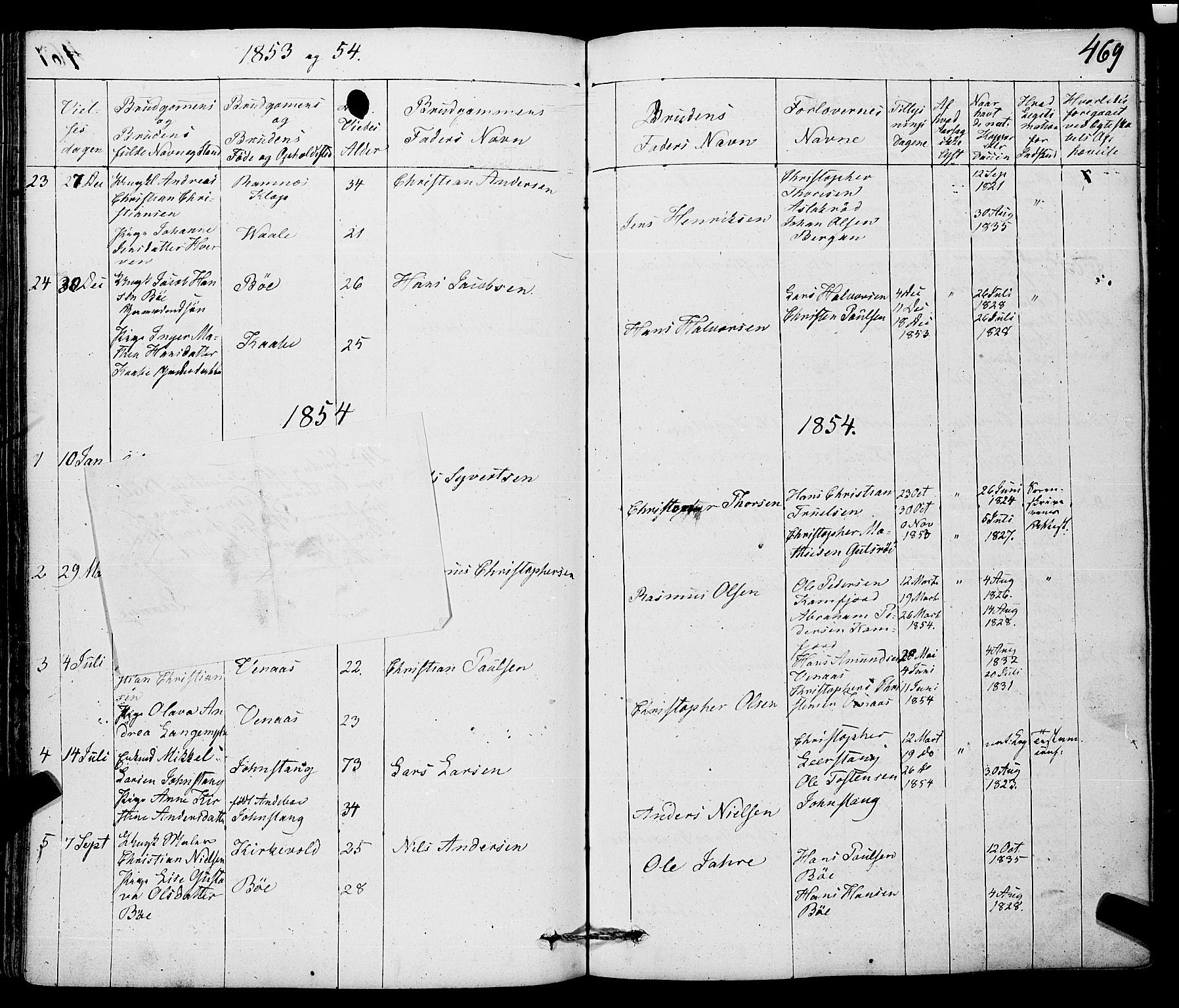 Ramnes kirkebøker, AV/SAKO-A-314/F/Fa/L0005: Parish register (official) no. I 5, 1841-1861, p. 468-469