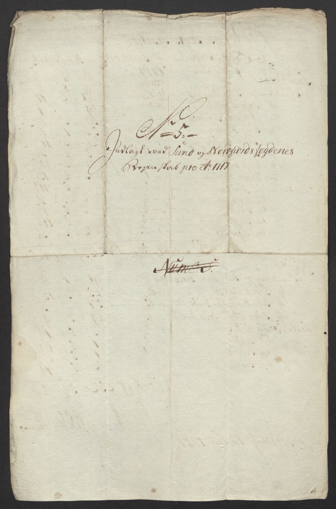 Rentekammeret inntil 1814, Reviderte regnskaper, Fogderegnskap, AV/RA-EA-4092/R53/L3441: Fogderegnskap Sunn- og Nordfjord, 1717-1718, p. 58