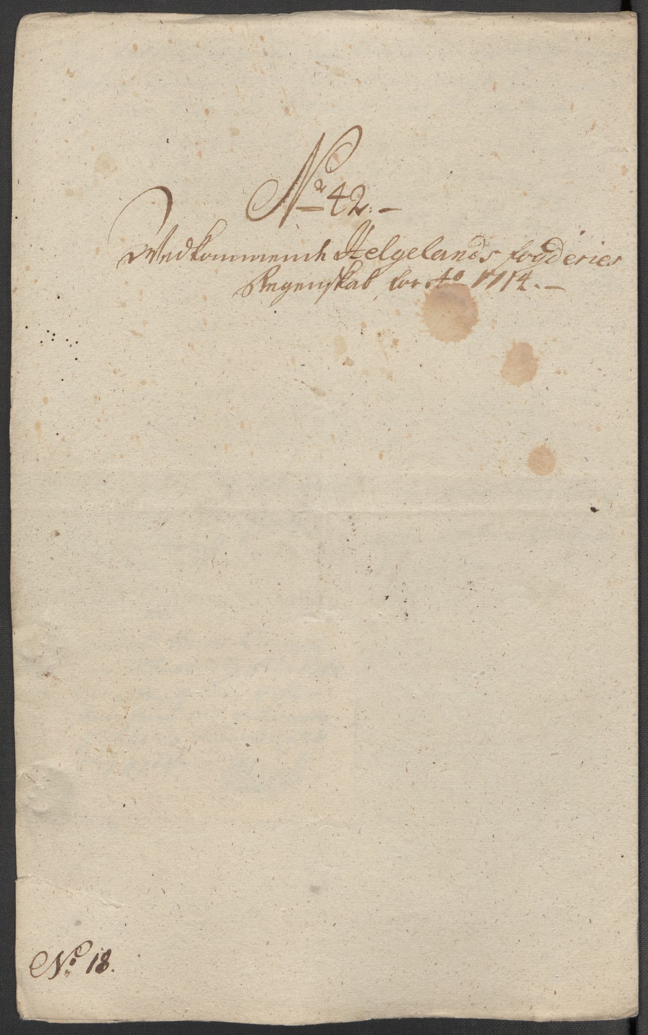 Rentekammeret inntil 1814, Reviderte regnskaper, Fogderegnskap, AV/RA-EA-4092/R65/L4513: Fogderegnskap Helgeland, 1714-1715, p. 214