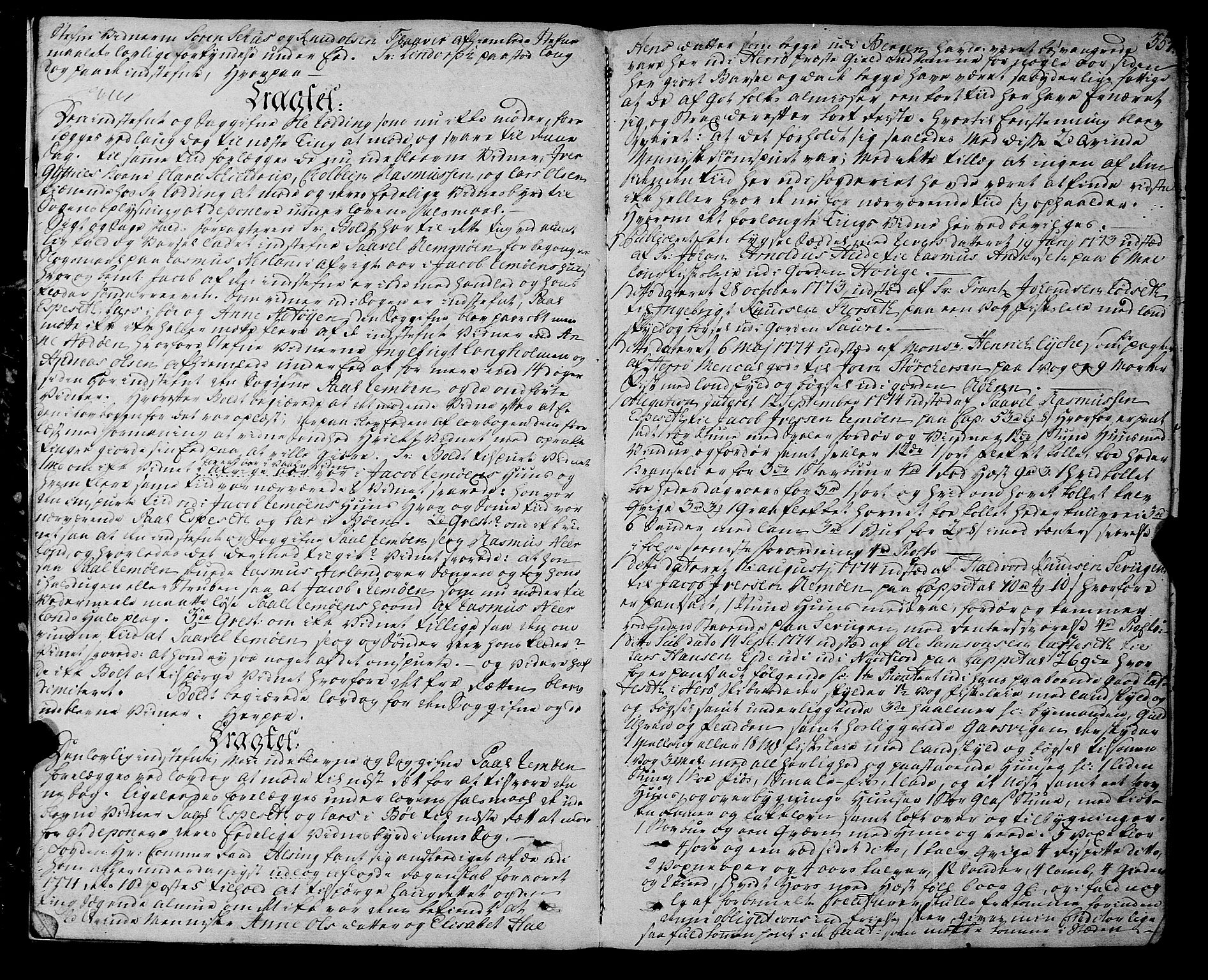 Sunnmøre sorenskriveri, AV/SAT-A-0005/1/1A/L0041: Tingbok 35B, 1774-1777, p. 353b-354a