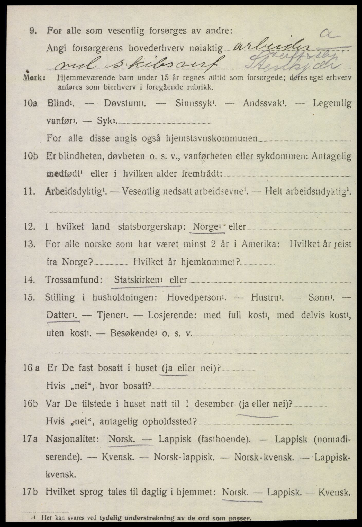 SAT, 1920 census for Inderøy, 1920, p. 5584