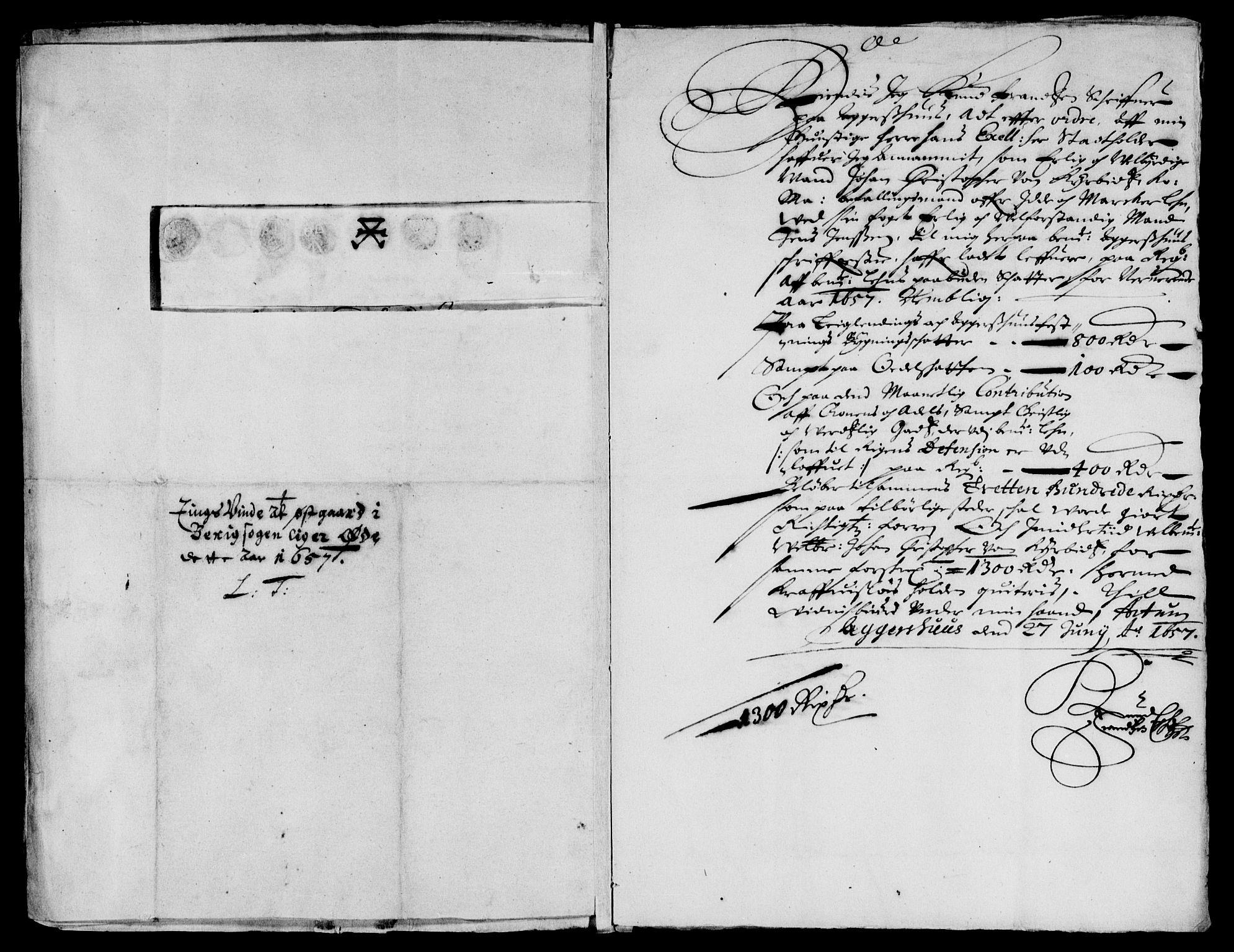 Rentekammeret inntil 1814, Reviderte regnskaper, Lensregnskaper, AV/RA-EA-5023/R/Rb/Rbb/L0007: Idd og Marker len, 1656-1659