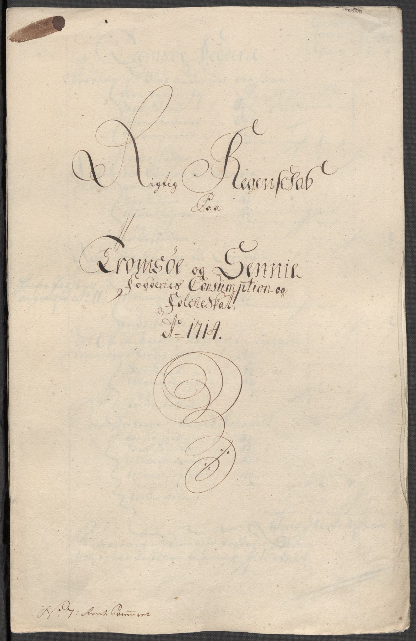 Rentekammeret inntil 1814, Reviderte regnskaper, Fogderegnskap, RA/EA-4092/R68/L4760: Fogderegnskap Senja og Troms, 1714, p. 93