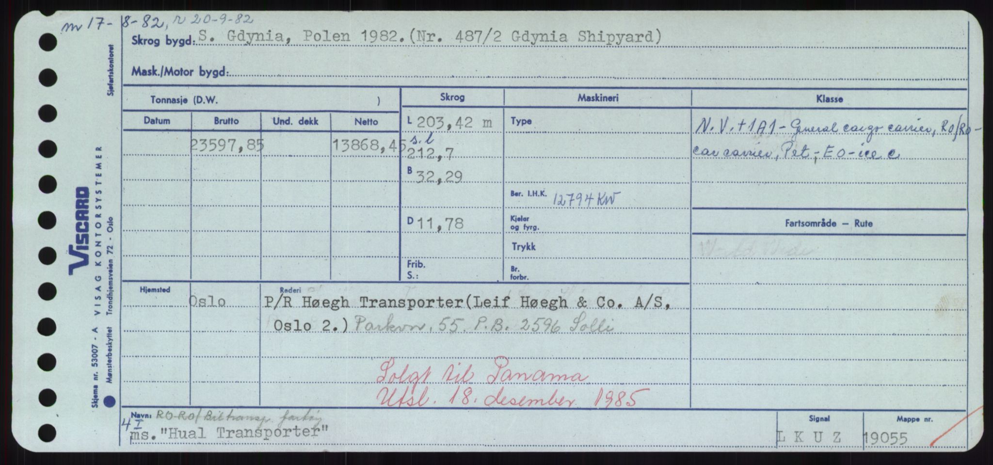 Sjøfartsdirektoratet med forløpere, Skipsmålingen, RA/S-1627/H/Hd/L0017: Fartøy, Holi-Hå, p. 137