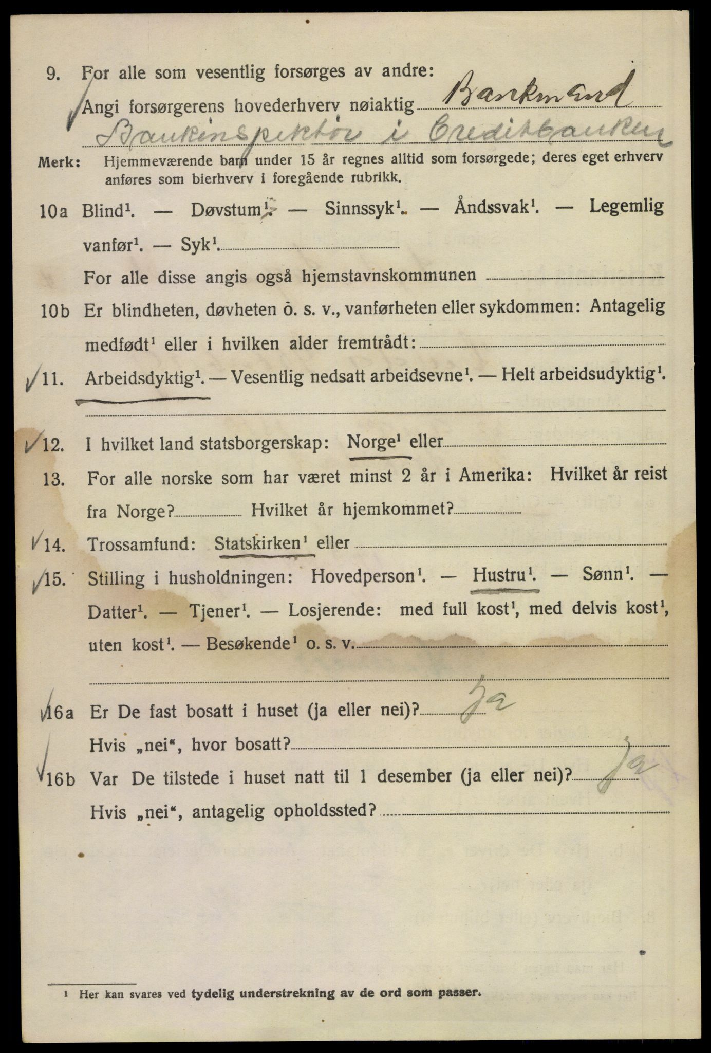 SAO, 1920 census for Kristiania, 1920, p. 366924