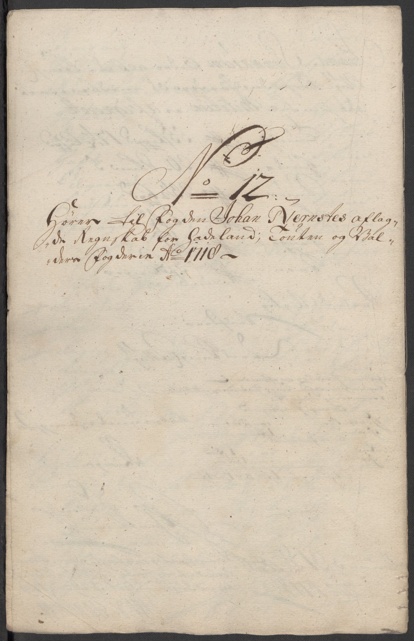 Rentekammeret inntil 1814, Reviderte regnskaper, Fogderegnskap, RA/EA-4092/R18/L1320: Fogderegnskap Hadeland, Toten og Valdres, 1718, p. 66