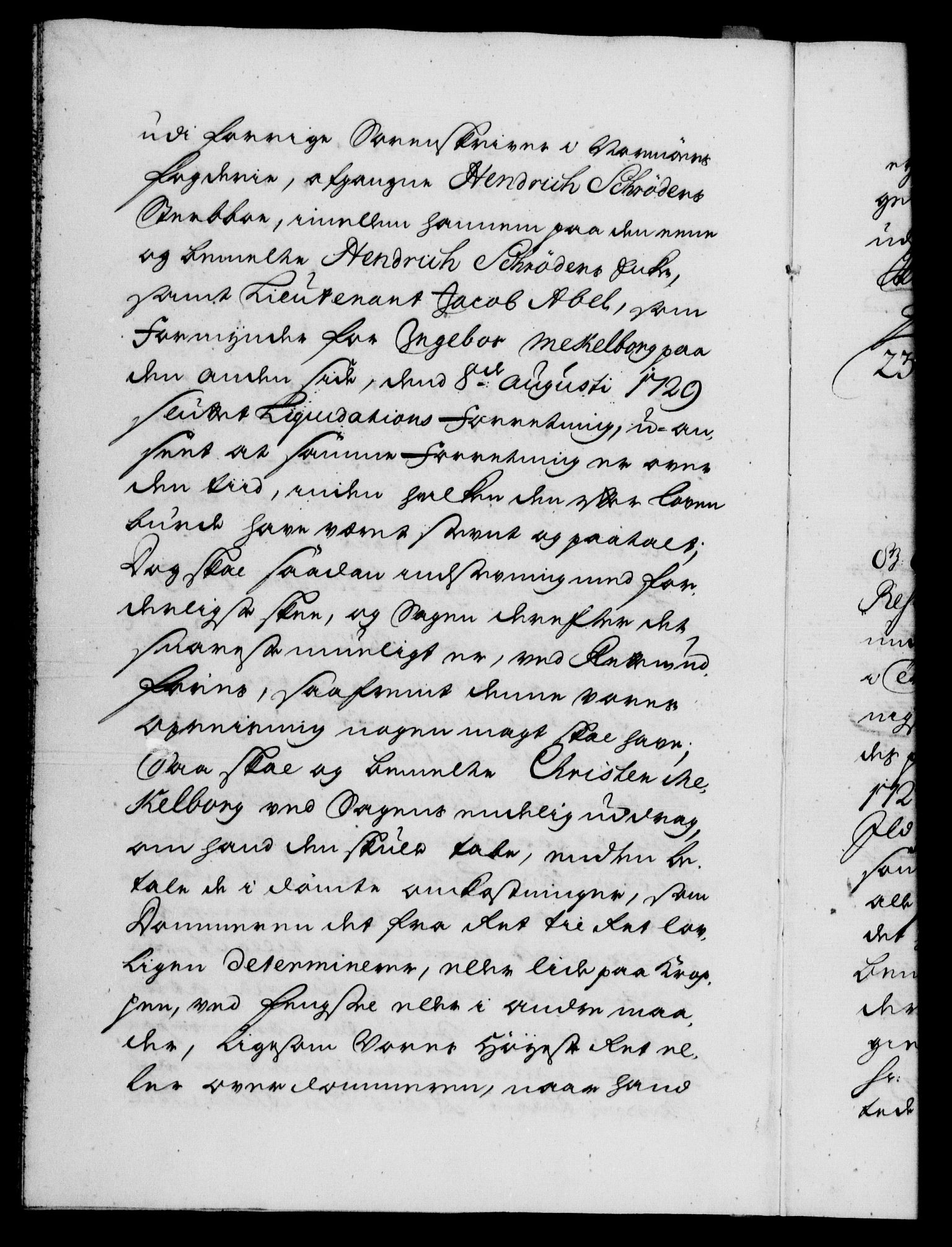 Danske Kanselli 1572-1799, AV/RA-EA-3023/F/Fc/Fca/Fcaa/L0028: Norske registre, 1733-1734, p. 14b
