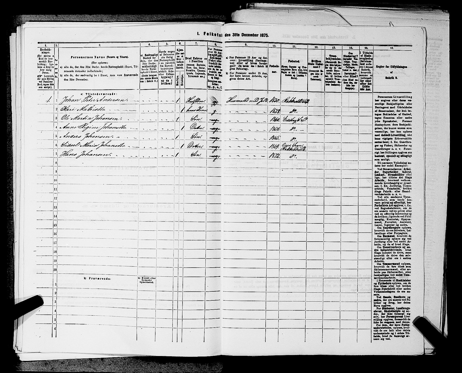 RA, 1875 census for 0125P Eidsberg, 1875, p. 408